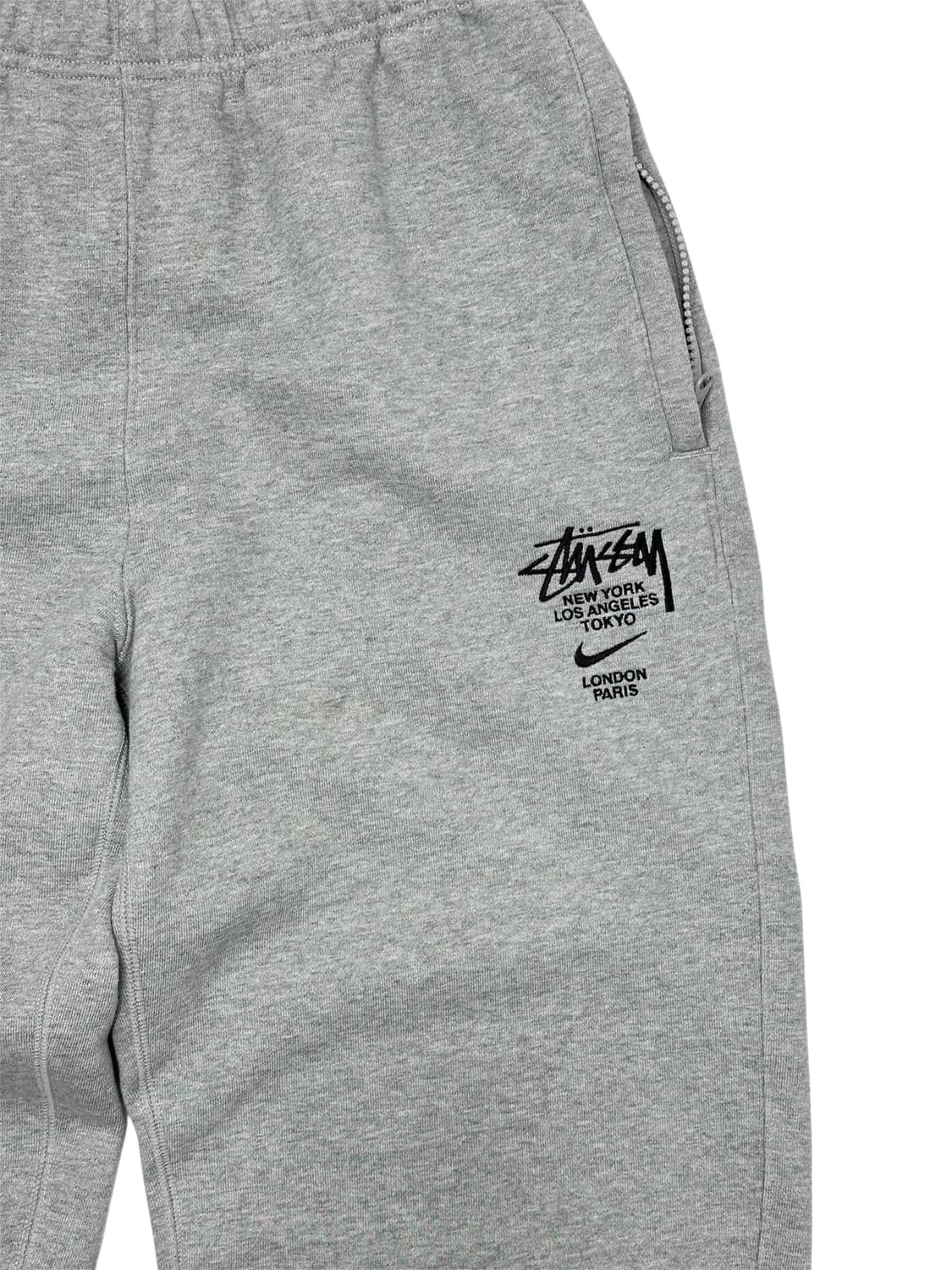 나이키 x 스투시 NRG ZR 플리스 팬츠 헤더 그레이 상품이미지2