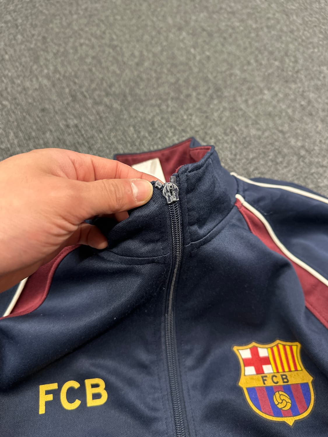 L) FC 바르셀로나 바르샤 트랙탑 져지 집업 상품이미지5