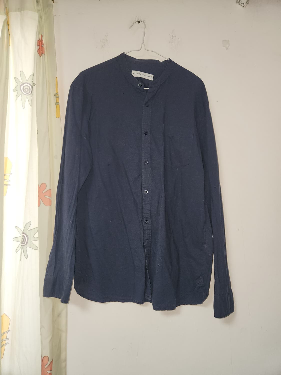 지오다노  마혼방 남성 헨리넥 셔츠 XL(105) 상품이미지1