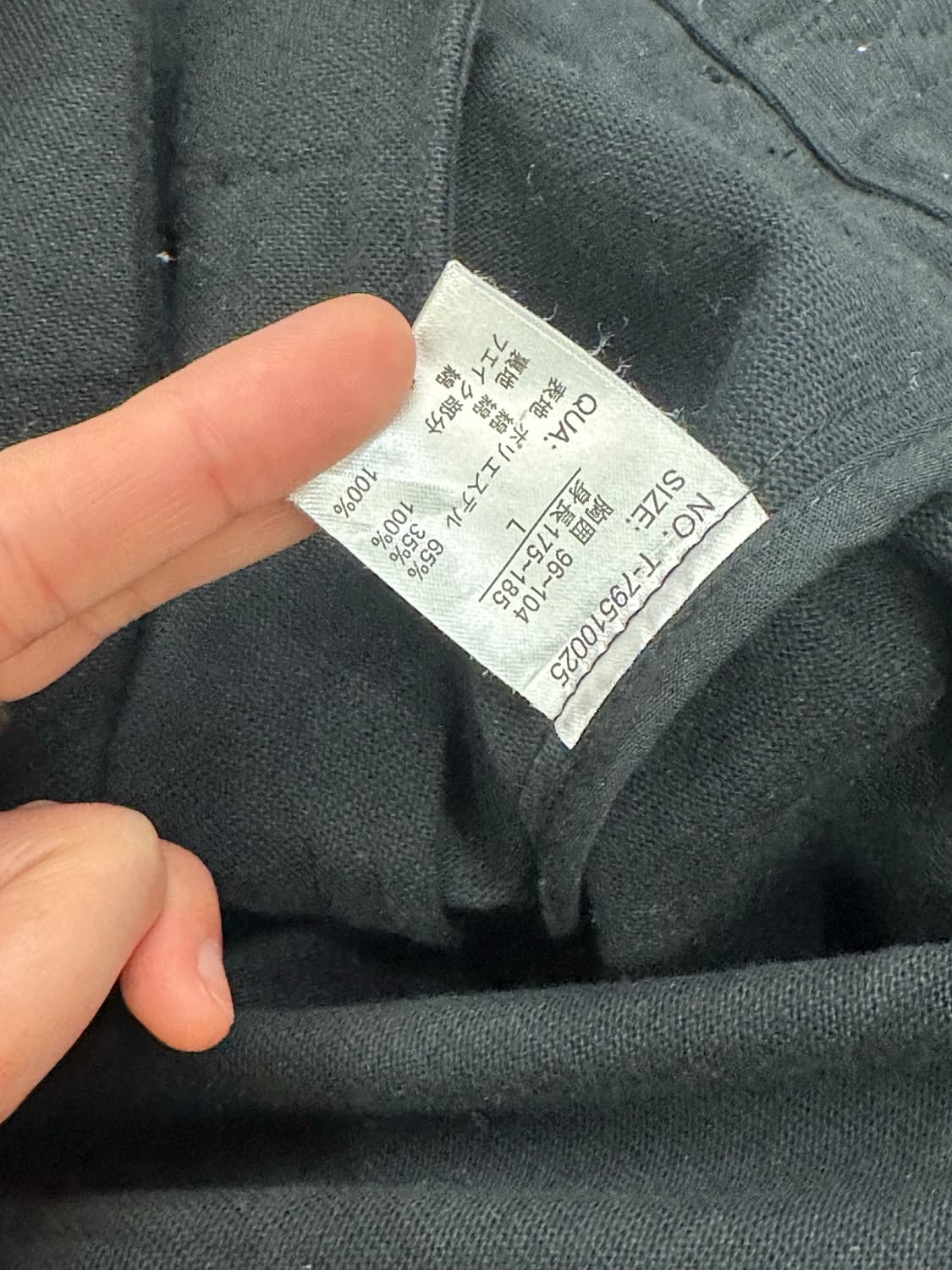 L)Japanese vintage 블랙 바이커 자켓 상품이미지5