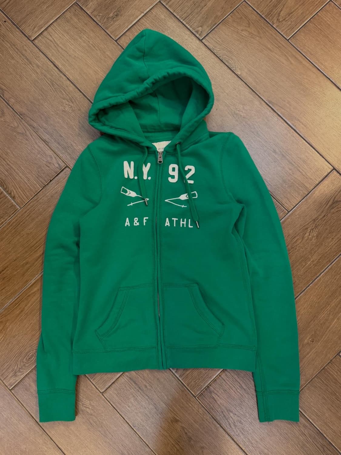 Abercrombie Green Hood Zip-Up 상품이미지7