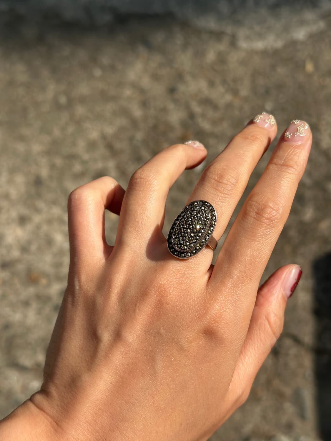 marcasite 925silver ring   상품이미지7