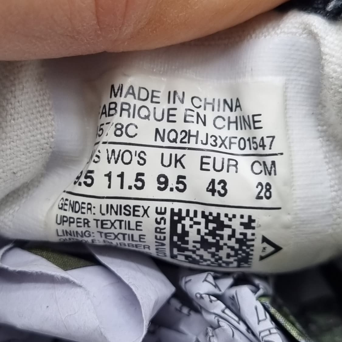 컨버스 올스타 블랙 남성스니커즈280 상품이미지6