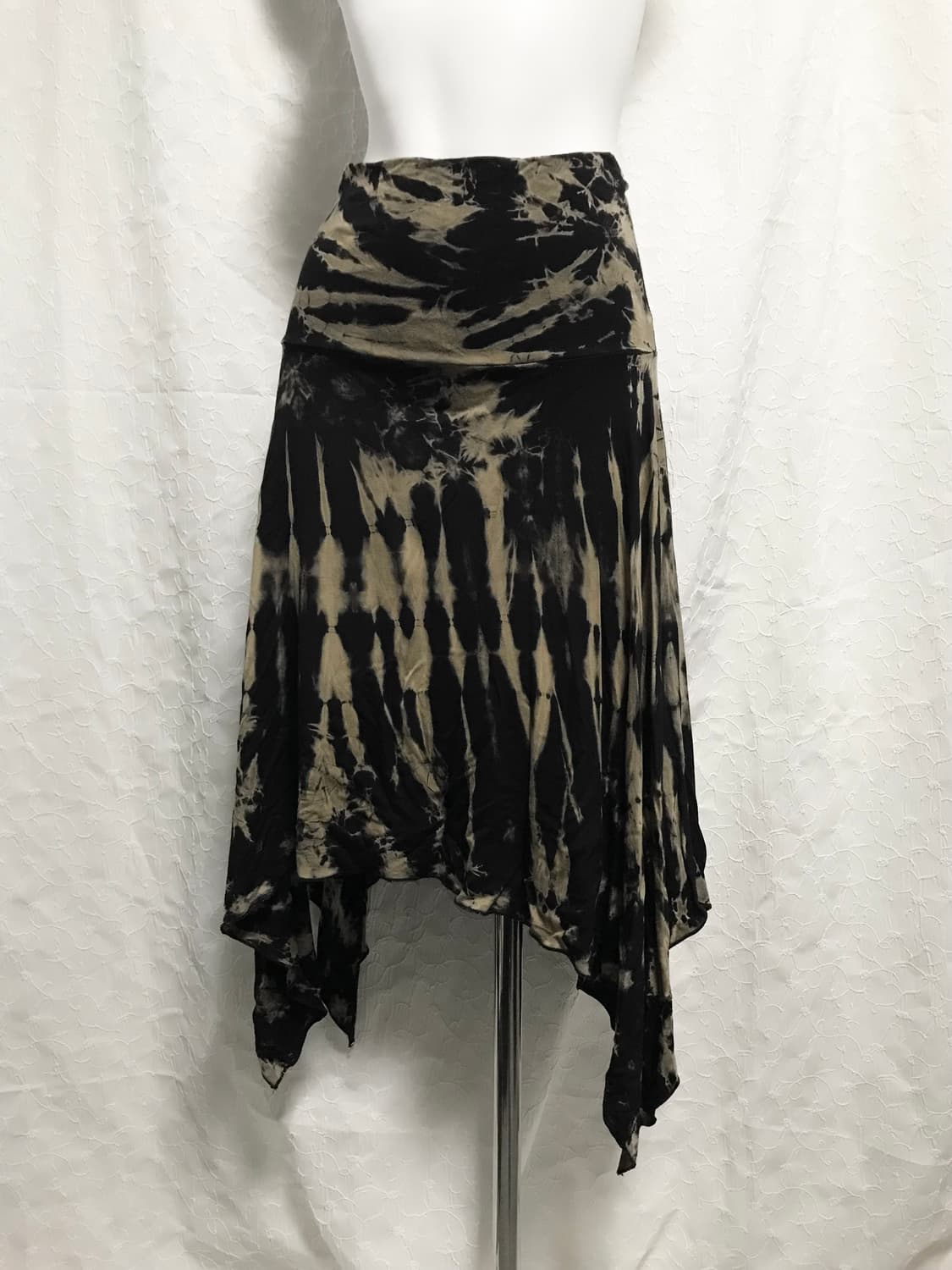 빈티지 00s y2k 2way 타이다이 언발란스 튜브탑 스커트 상품이미지3