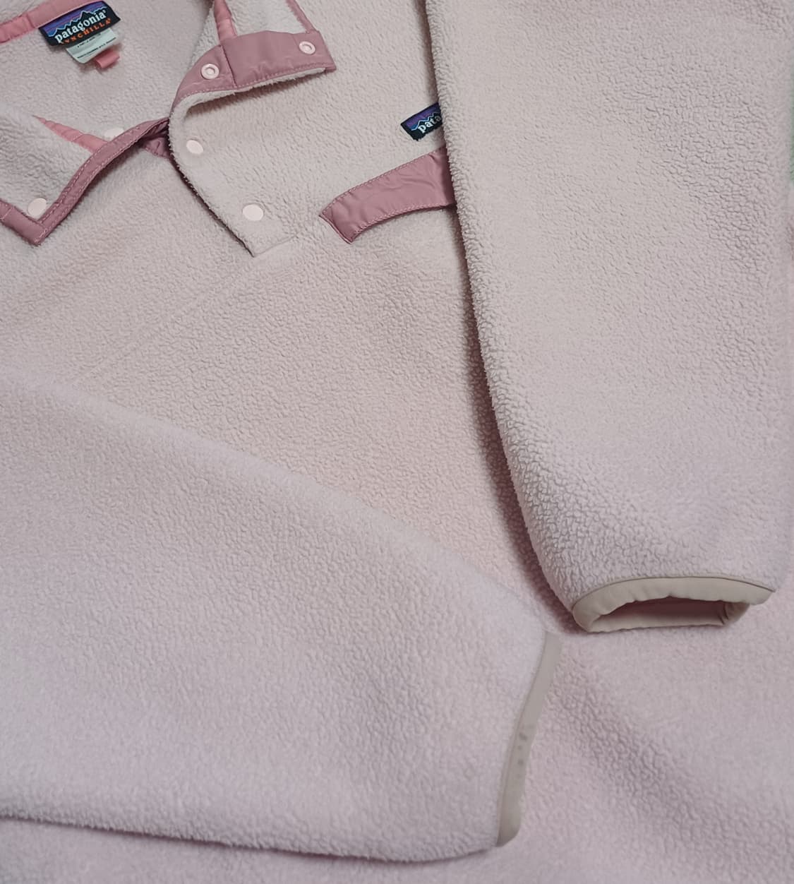 🇨🇴 [S] 파타고니아 신칠라 스냅티 - 베이비 핑크 상품이미지7