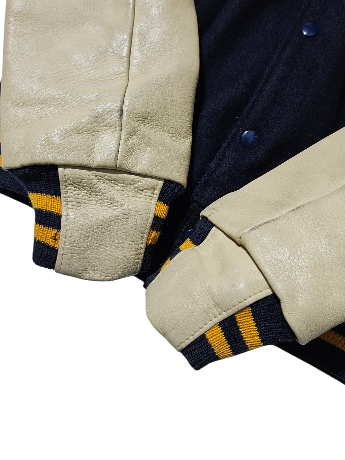 골든베어 바시티 자켓 암레더 L 상품이미지3