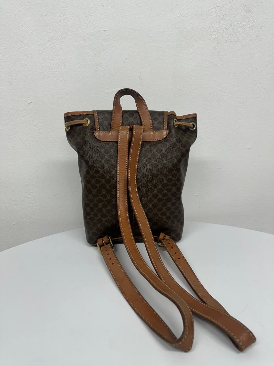 셀린느 빈티지 트리오페 마카담 버킷 백팩 [감정서ㅇ] 상품이미지5