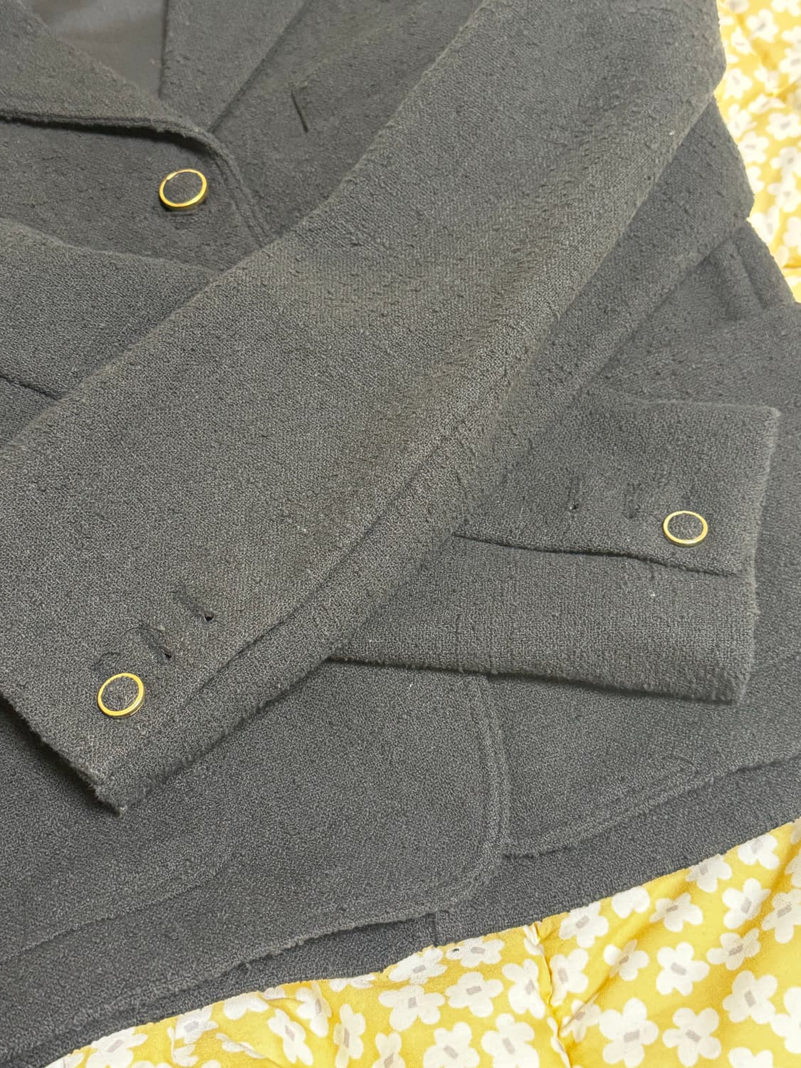 파운더스 트위드 자켓(블랙) 상품이미지5