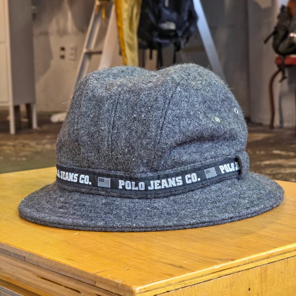 폴로 울 버킷햇 상품이미지2