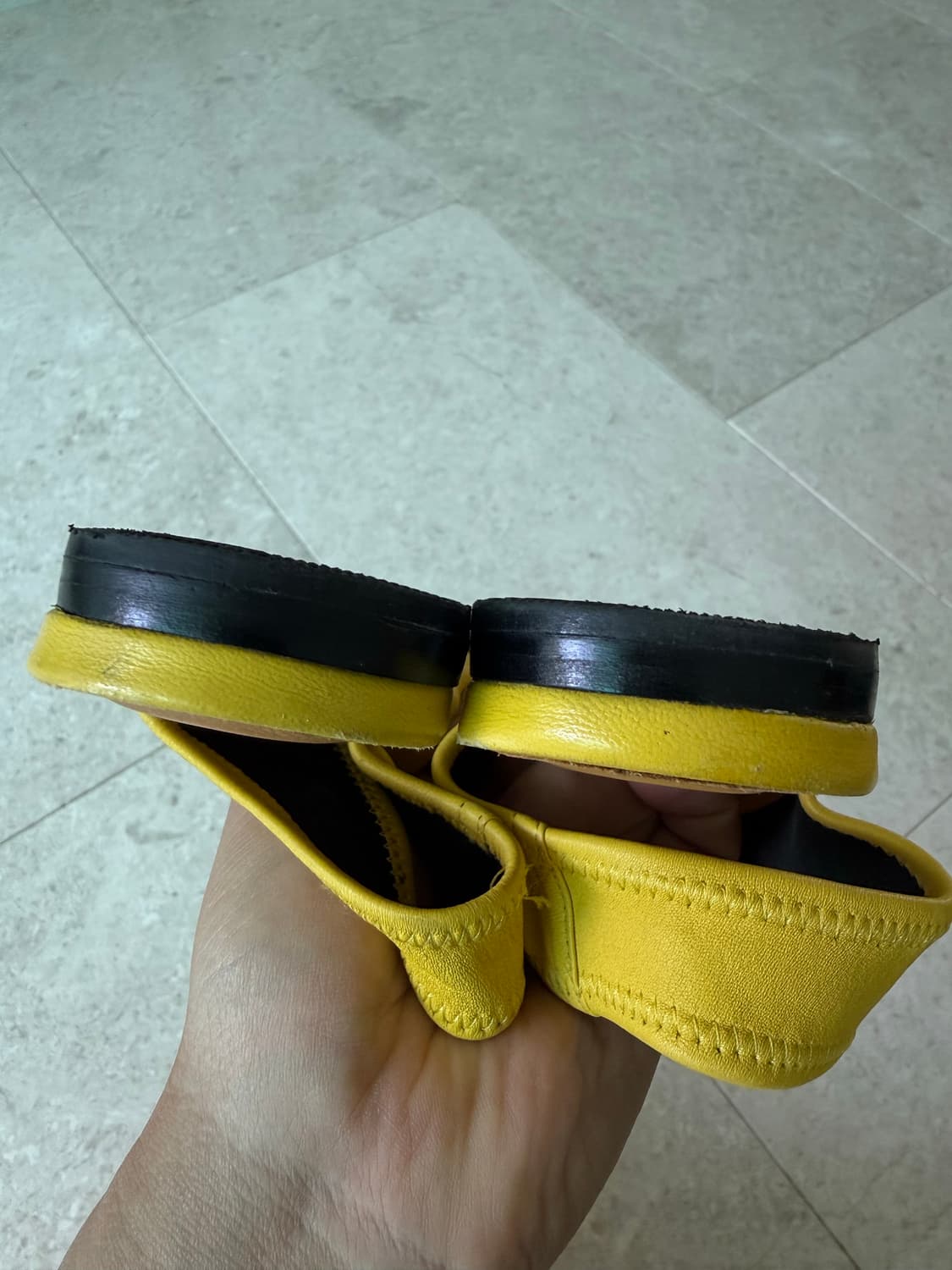 [정품/비브람보강] 이자벨 마랑 알리체 슬링백 샌들 옐로우 (37사이즈) 상품이미지5
