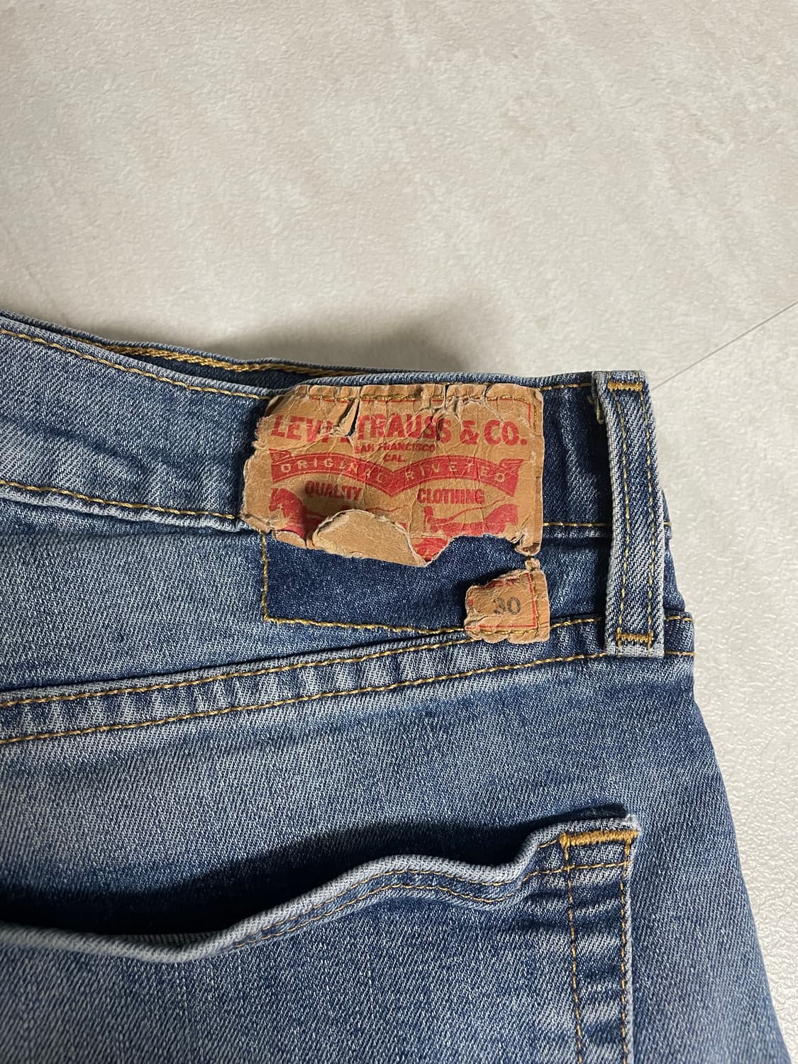 B급) 36x30 리바이스 Levi’s 559 상품이미지6