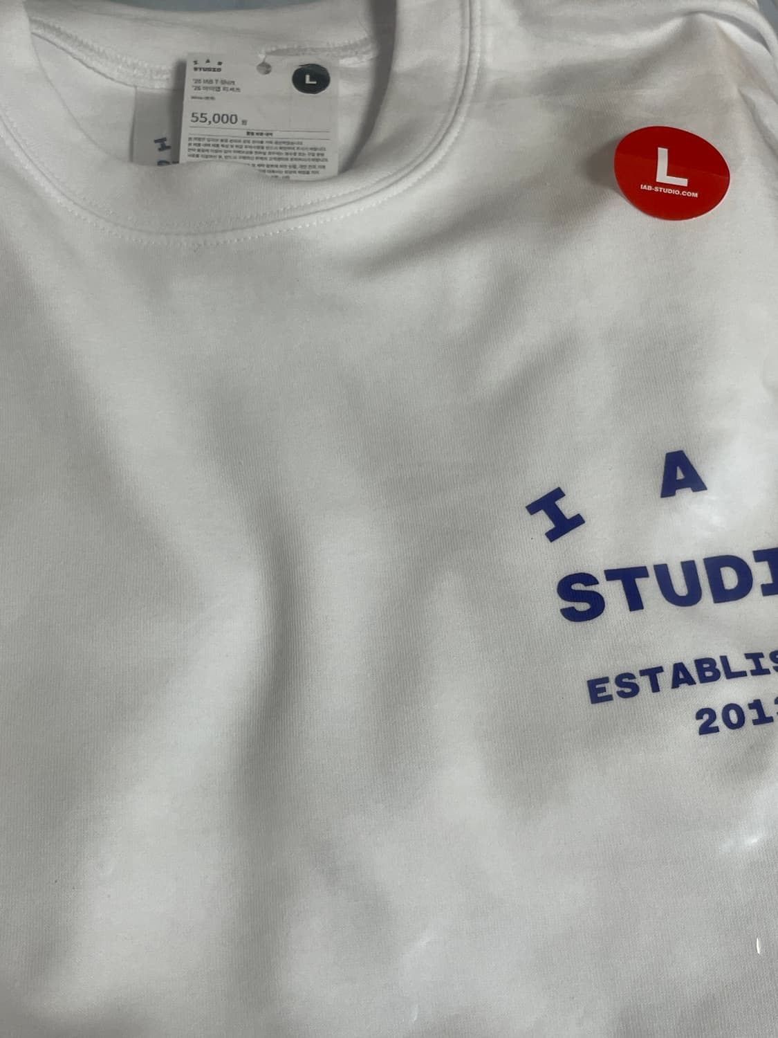 아이앱 스튜디오 26 반팔 티셔츠 화이트  상품이미지1