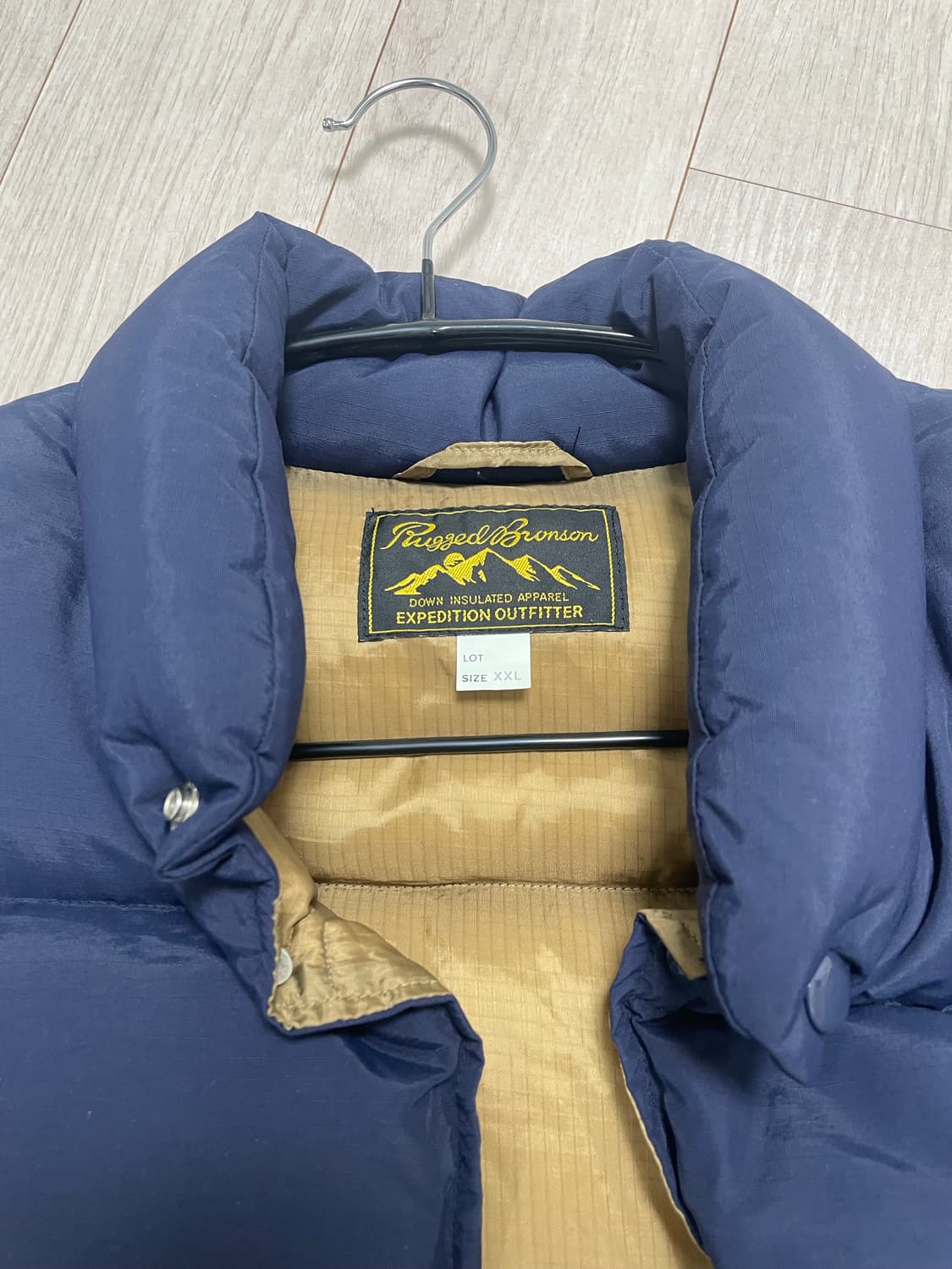 브론슨 트레일 다운 베스트 1982 model navy 패딩조끼 xxl 상품이미지3