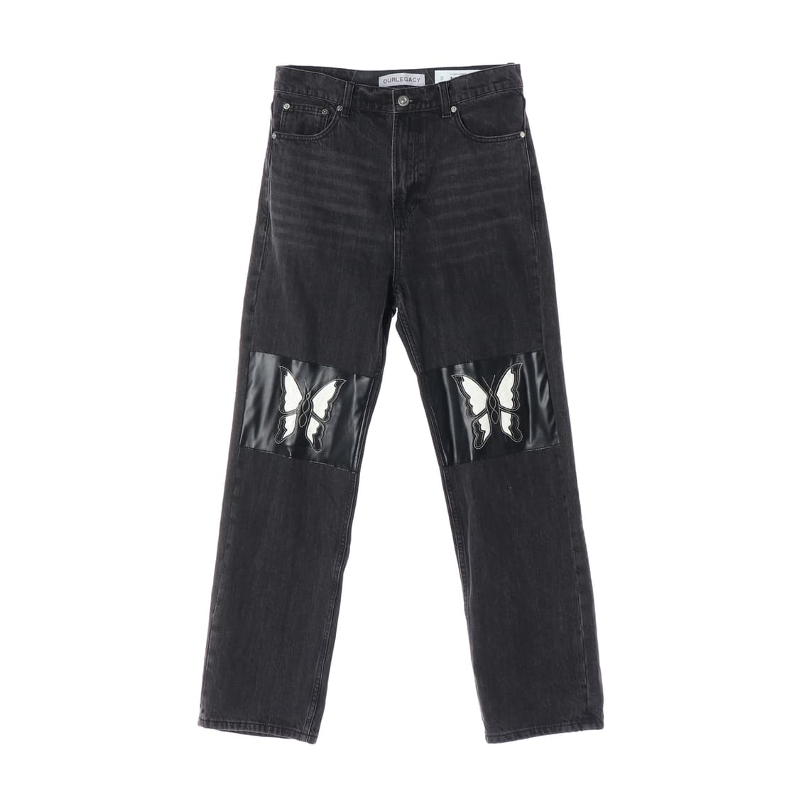 아워레거시 써드컷 슈메틀링 패치 데님 팬츠 나비 청바지 W29
 상품이미지1