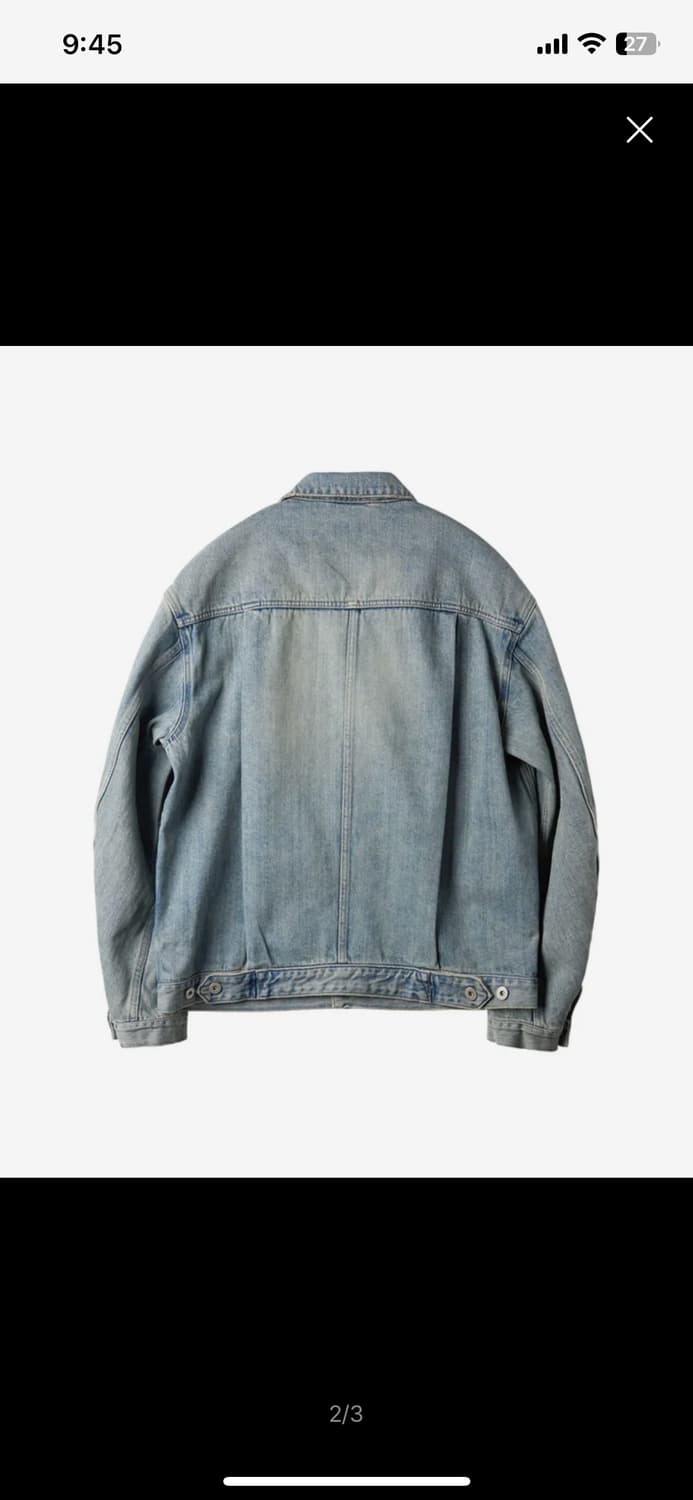 러프사이드 드레이프 데님자켓 상품이미지3