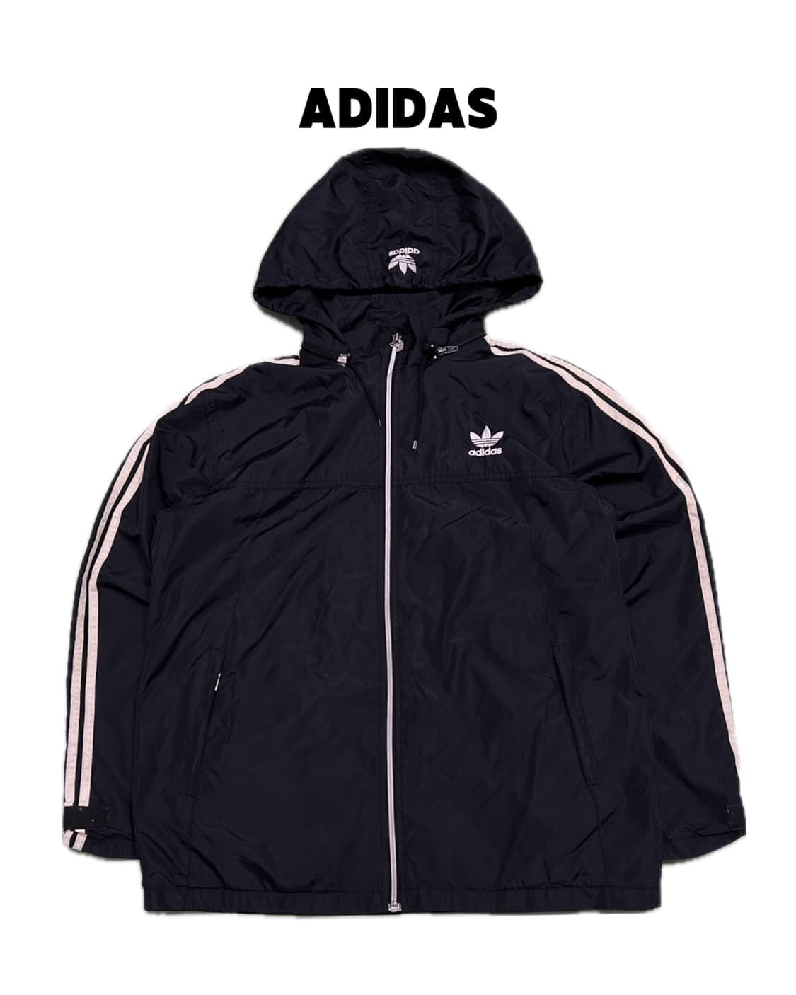 (L) 아디다스 데상트 올드스쿨 백로고 바람막이 상품이미지1
