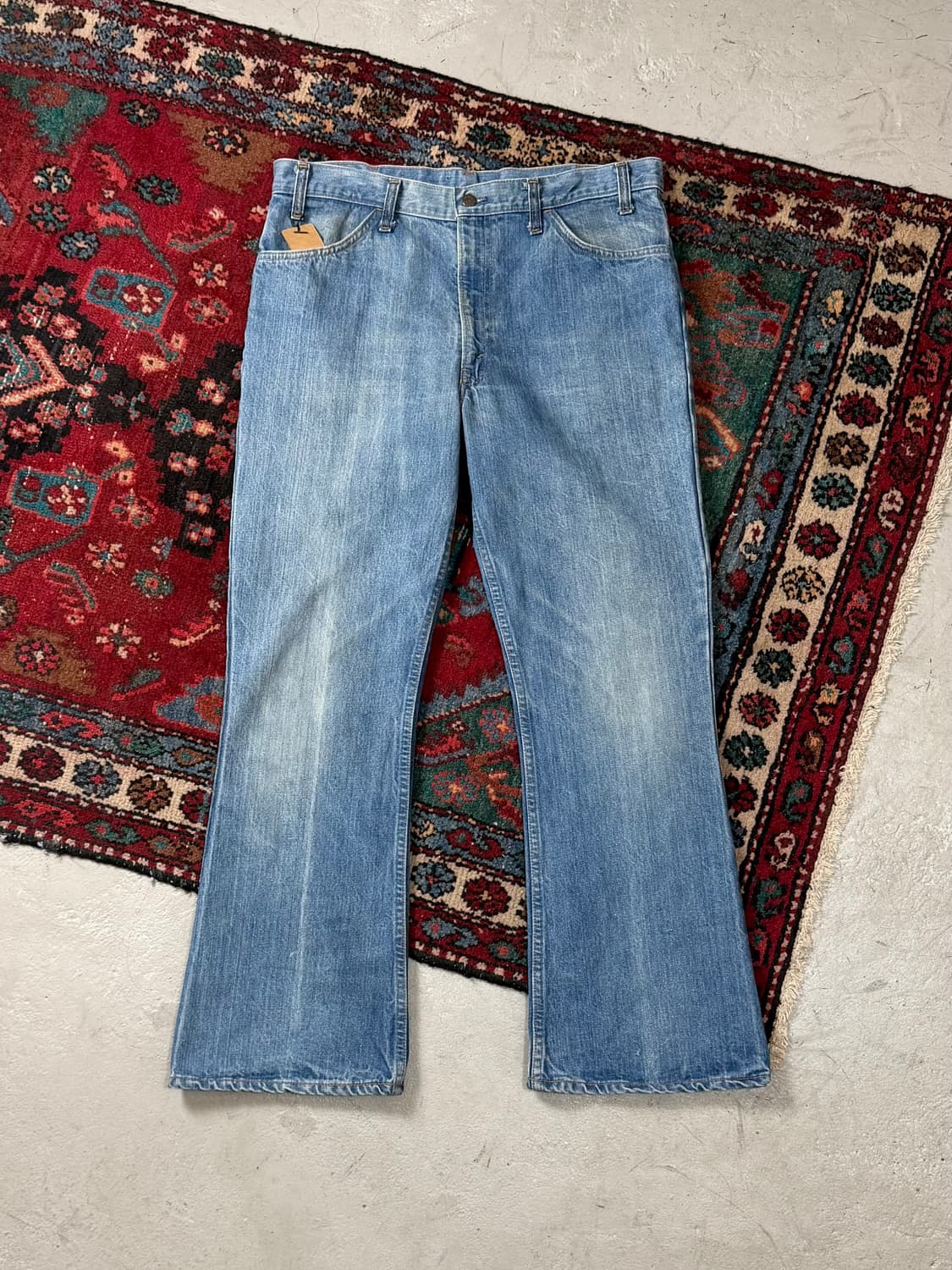 70's USA Made 빈티지 리바이스 646 벨바텀 부츠컷 오렌지탭 상품이미지1