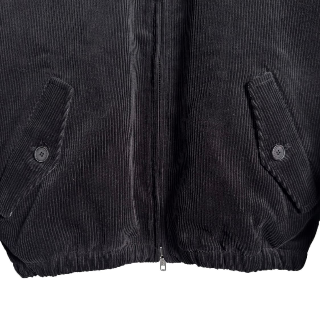[M] STU 에스티유 남성 스트랩 코듀로이 블루종 자켓 블랙 상품이미지5