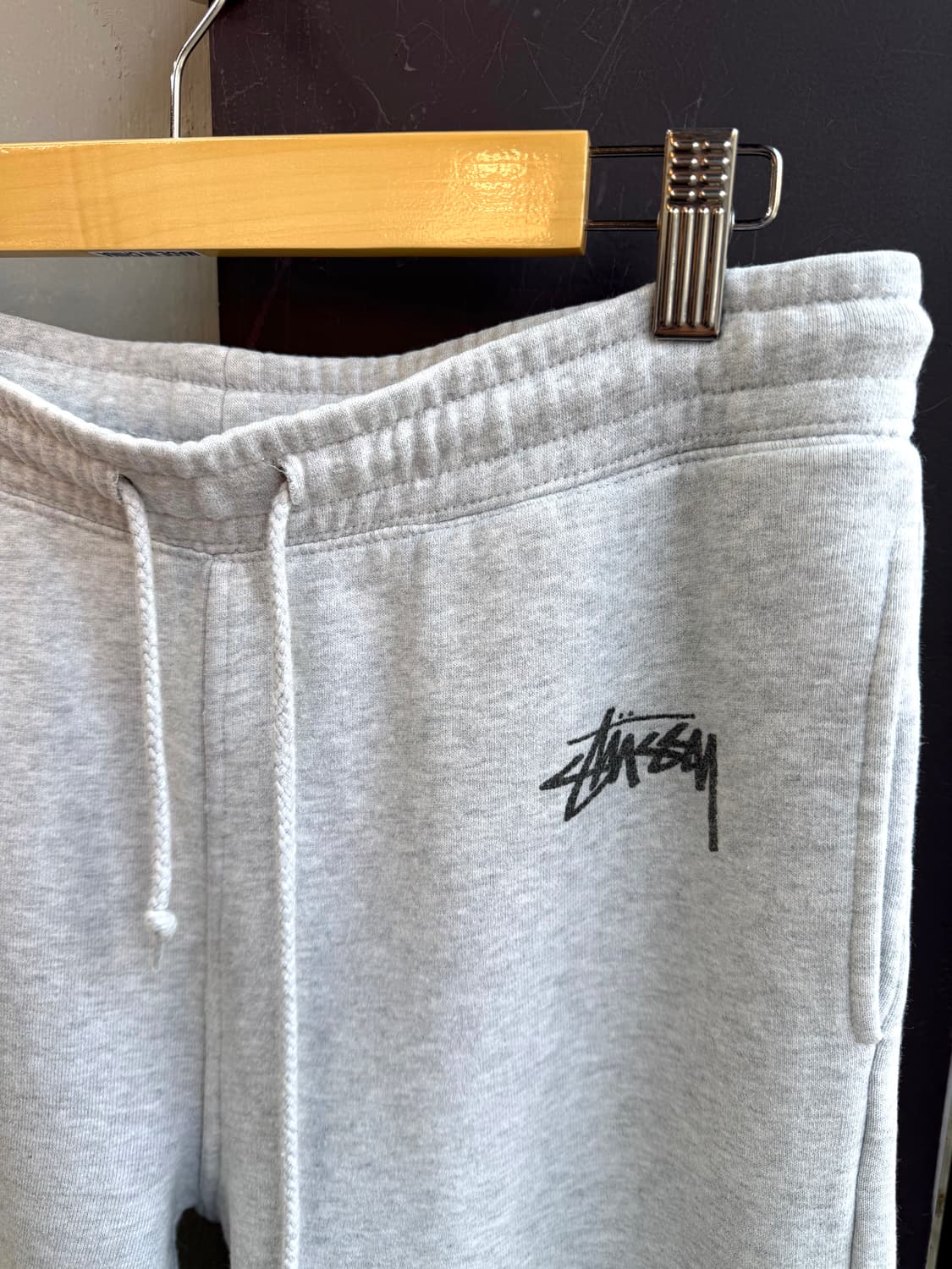 S/ 스투시 스탁 로고 기모 조거팬츠 상품이미지5