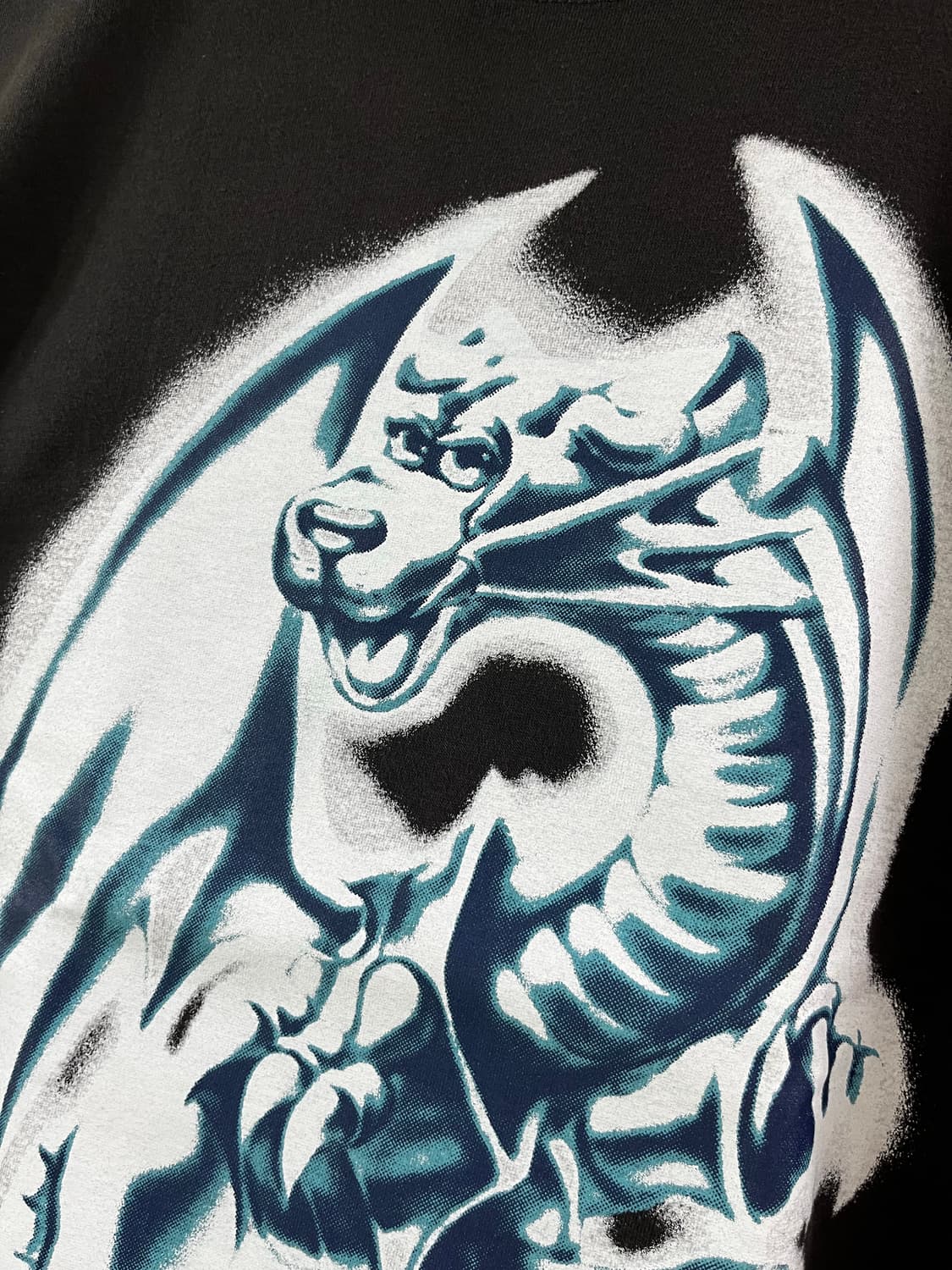Ryota daimon blue eyes white dog tee 상품이미지4