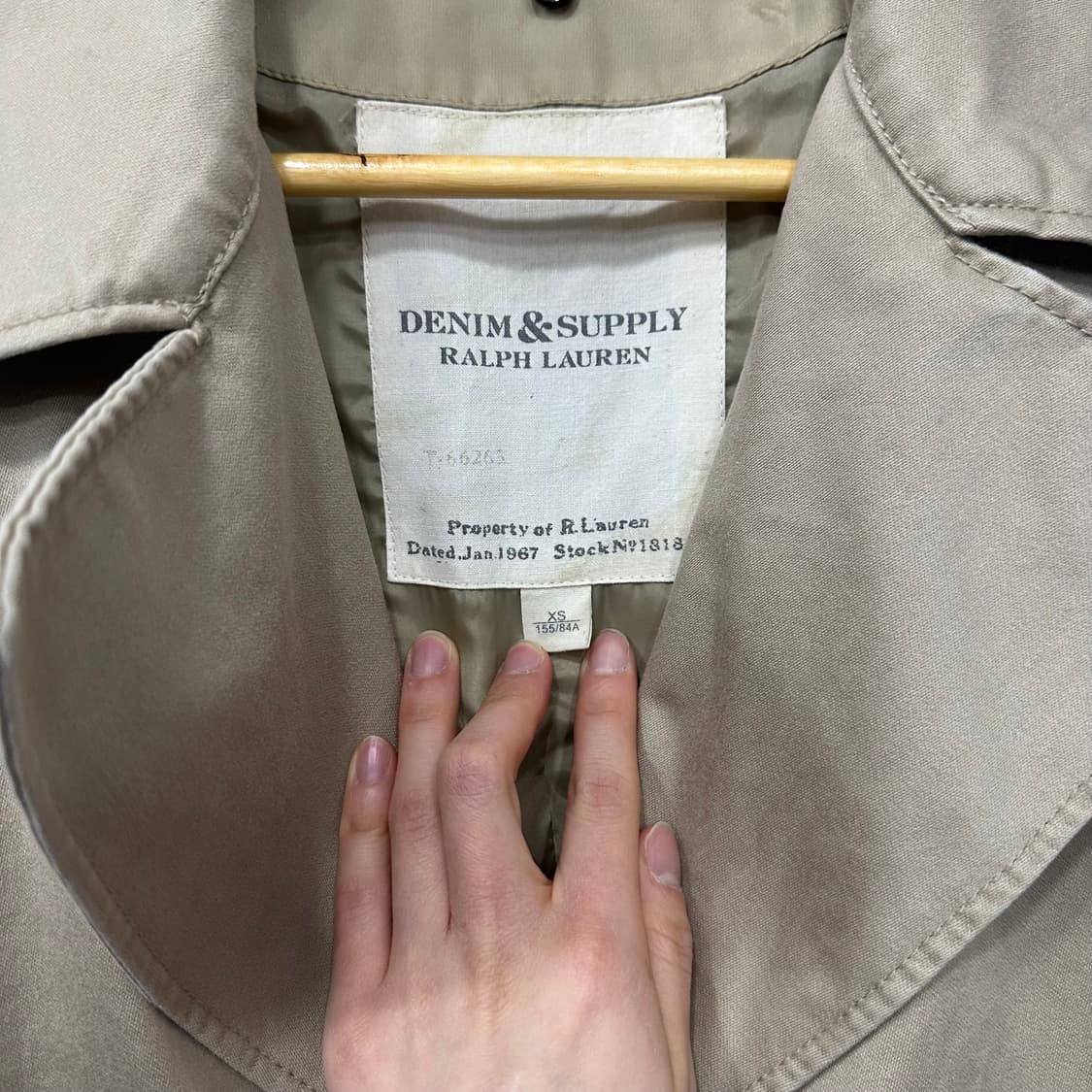 데님앤서플라이 트렌치 코트 상품이미지3