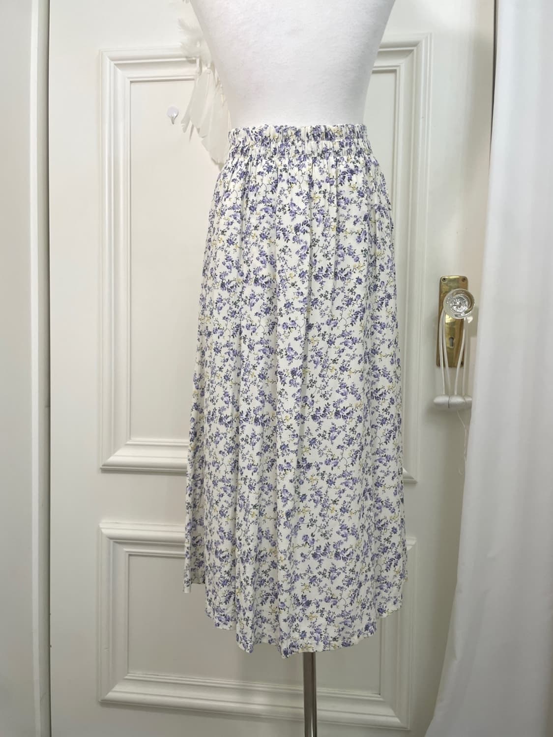 ivory lavender flower pattern banding sk 상품이미지4