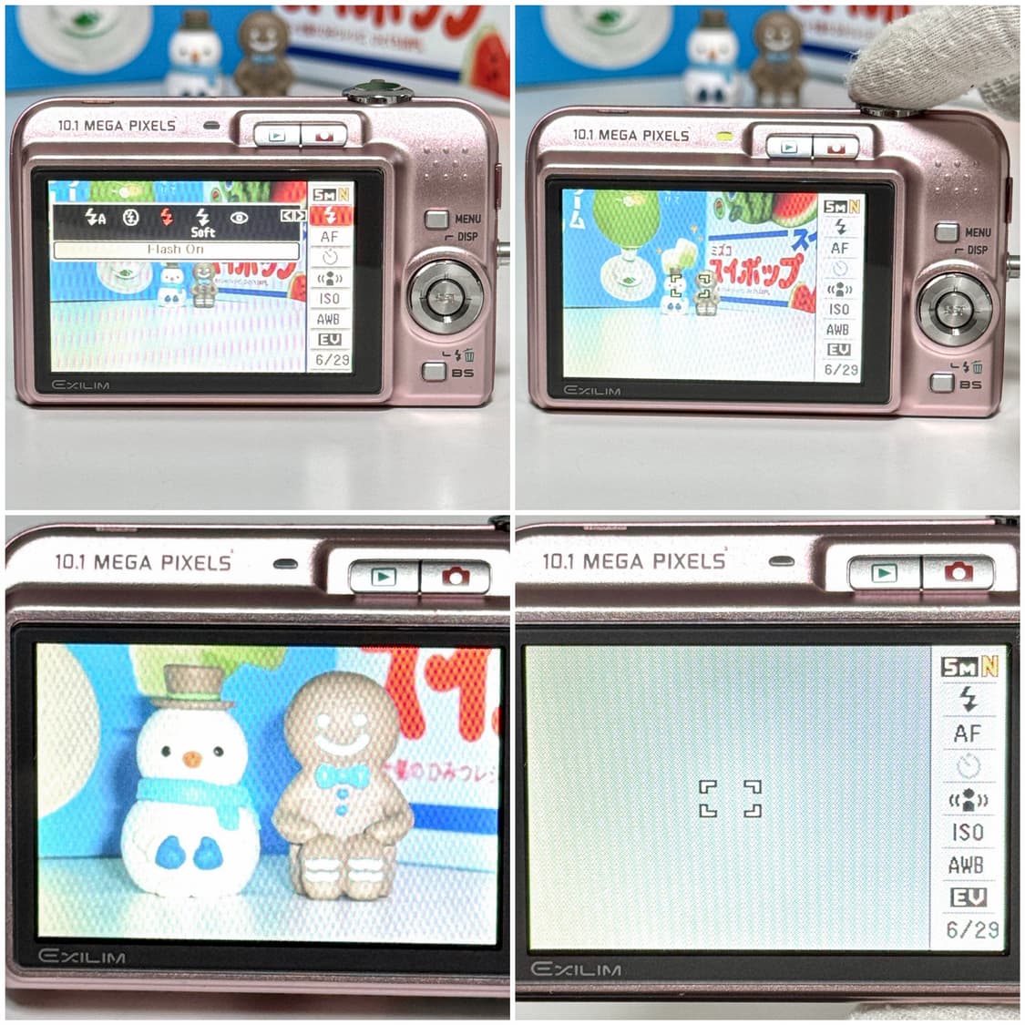 카시오 엑슬림 Z1050 베이비핑크 빈티지디카 상품이미지7