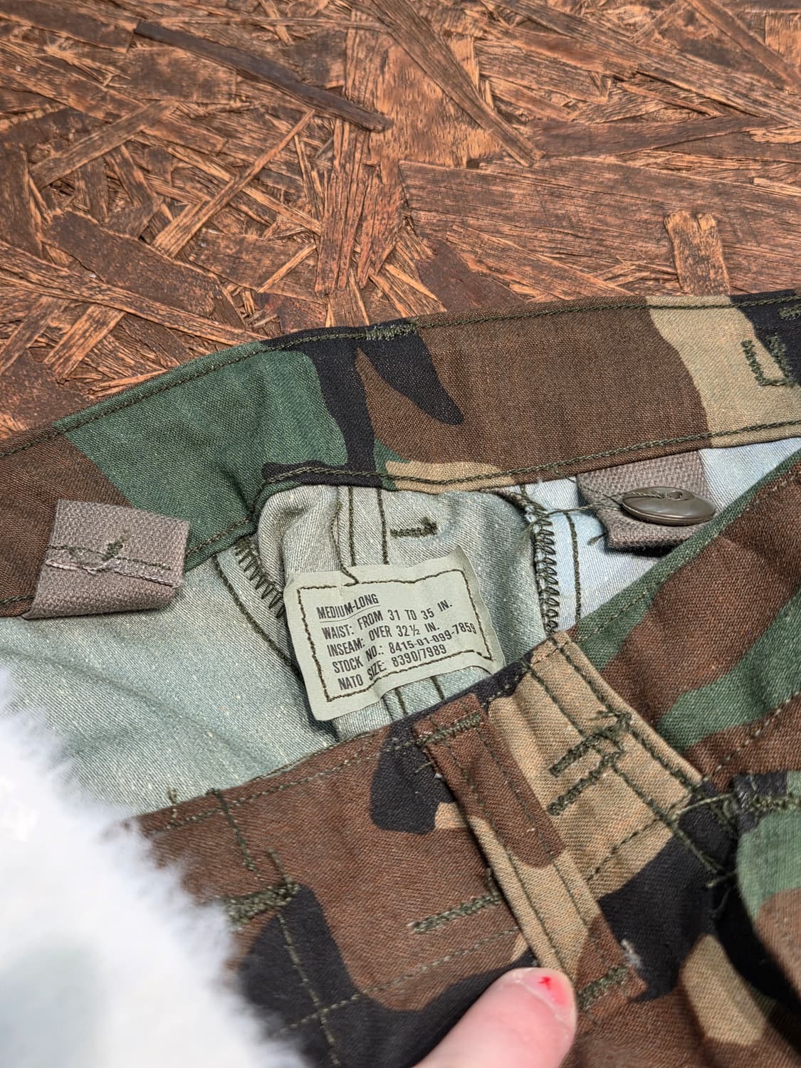 1980s USA Military M65 우드랜드 팬츠 상품이미지6