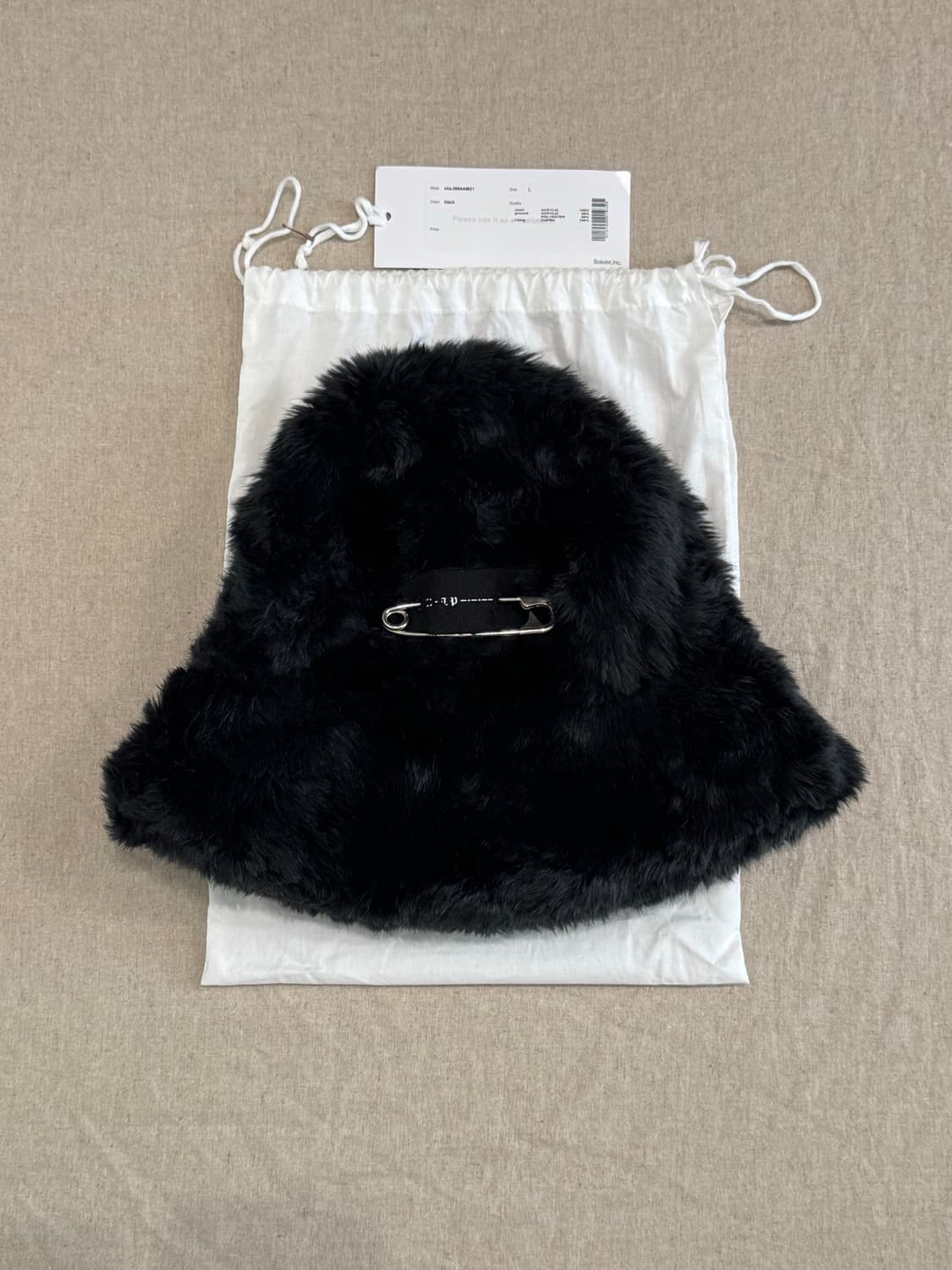 솔로이스트 x 키지마 타카유키 21aw 퍼 버킷햇 상품이미지2