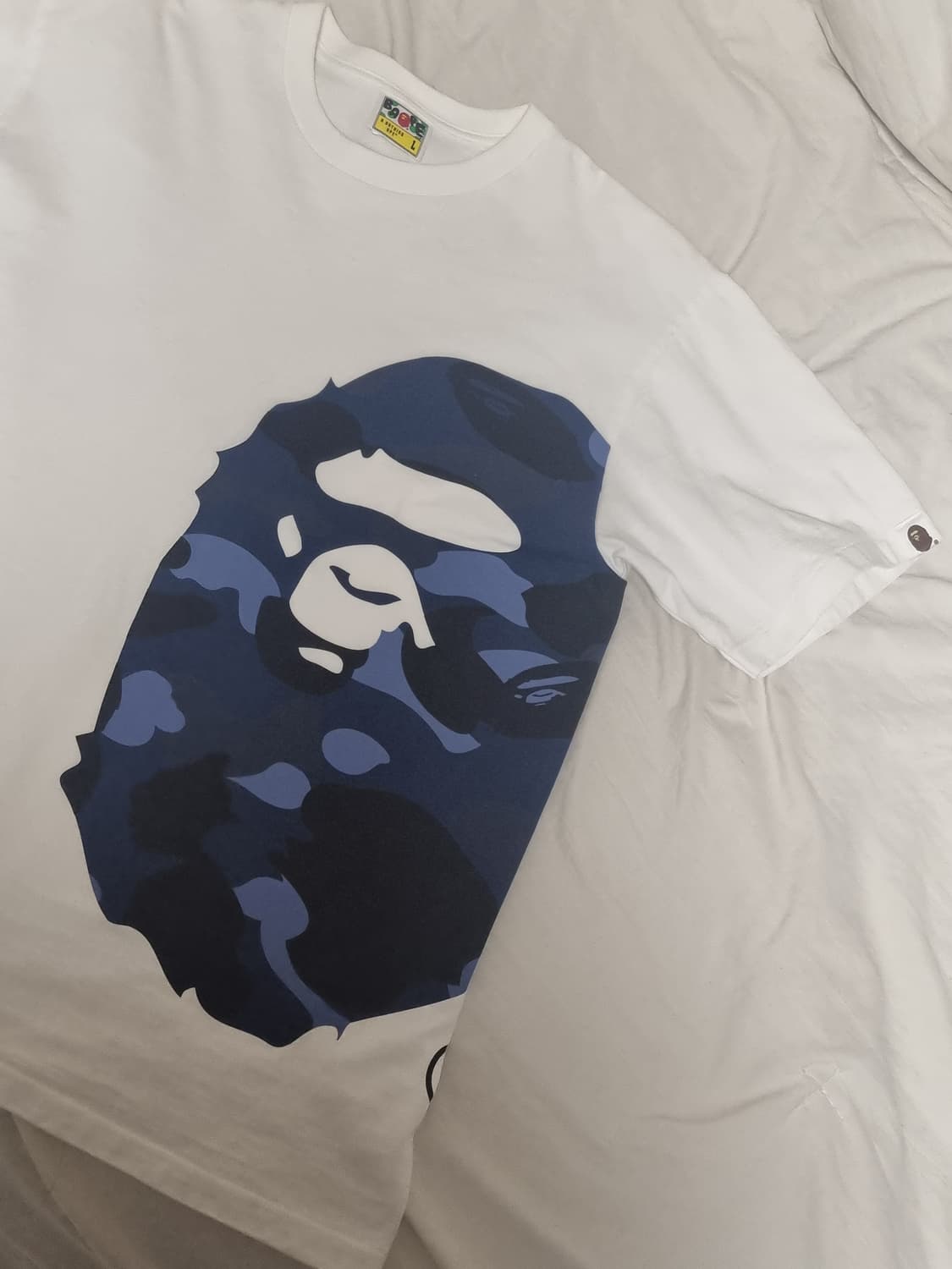 베이프 컬러 카모 사이드 빅 에이프 헤드 티 반팔 bape camo 상품이미지2