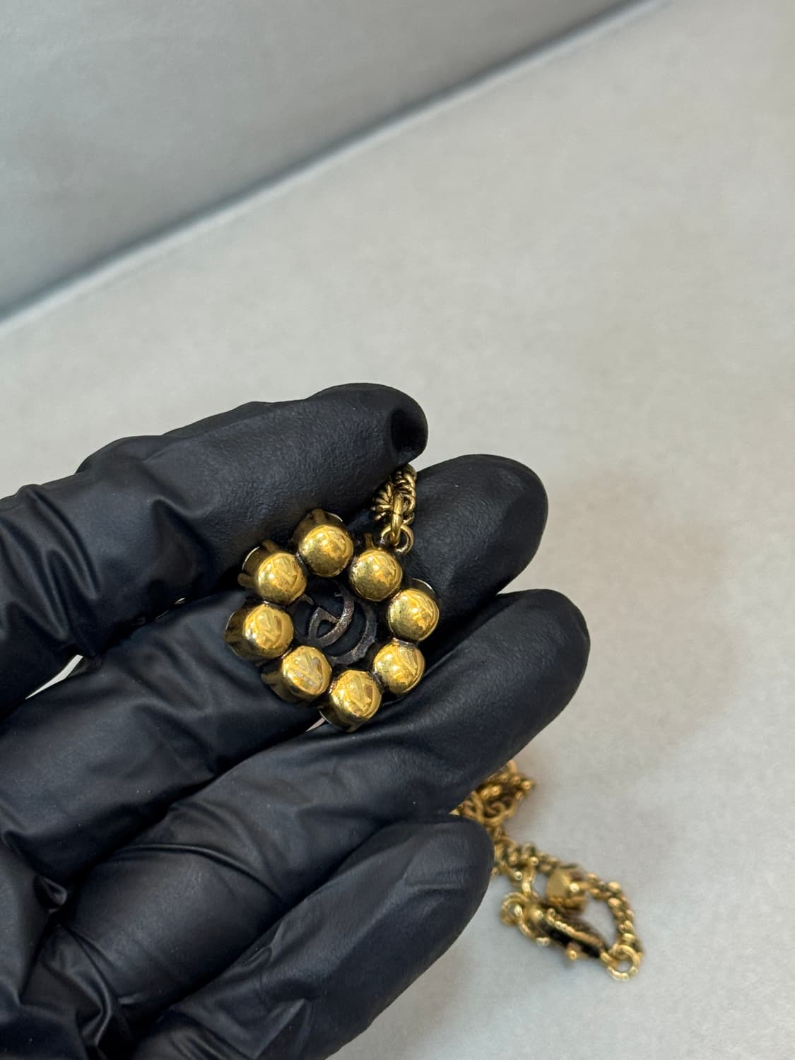 구찌 크리스탈 더블 G 네크리스 목걸이 상품이미지4