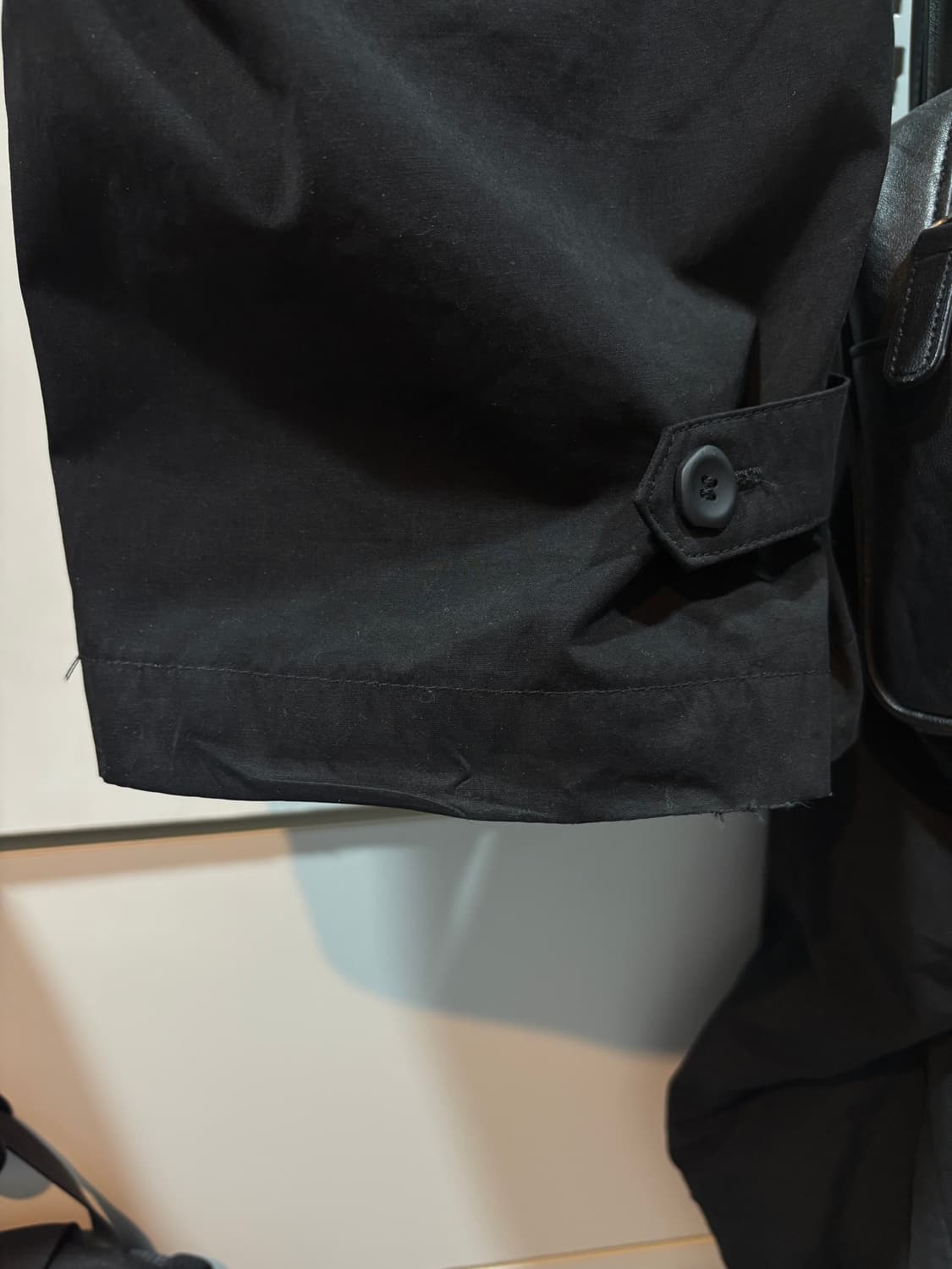 (1)산산기어 타이 팬츠 tie pants black 상품이미지6