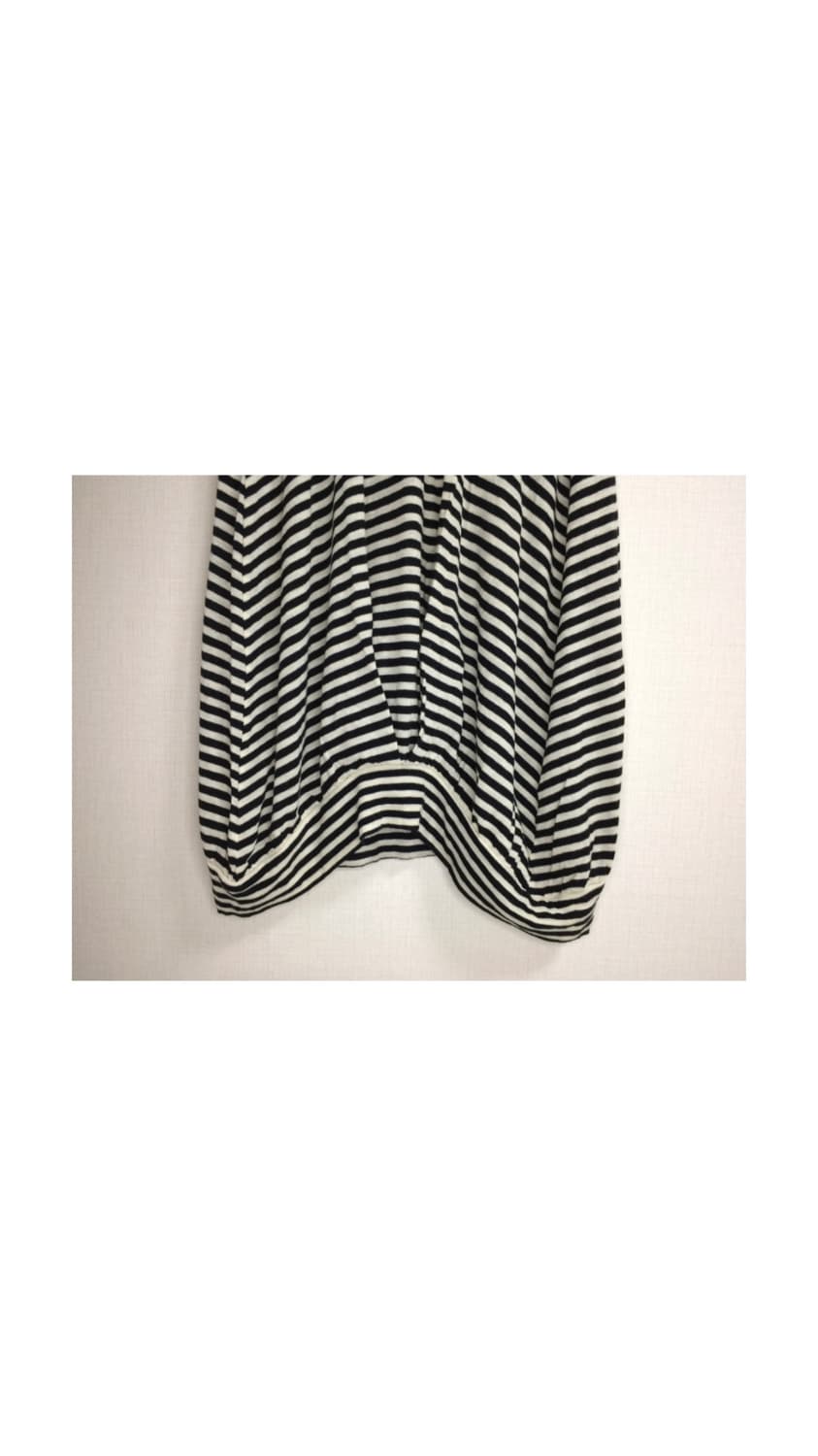 스나오 쿠와하라 스트라이프 벌룬 튜닉 원피스 상품이미지3