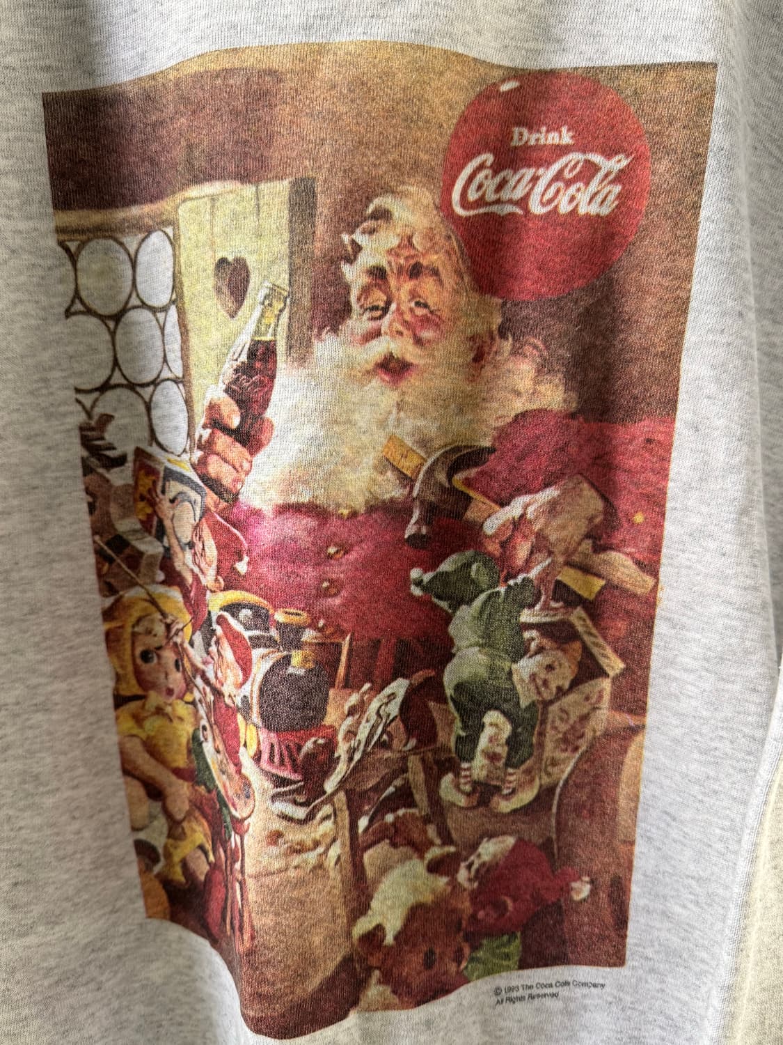 코카콜라 1993 빈티지 스웻셔츠 made in usa 상품이미지2