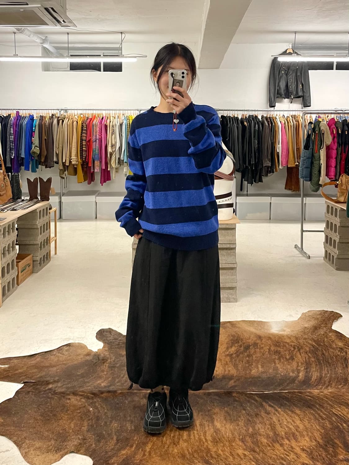 BEAMS stripe knit 빔즈 보더 스트라이프 니트 상품이미지8