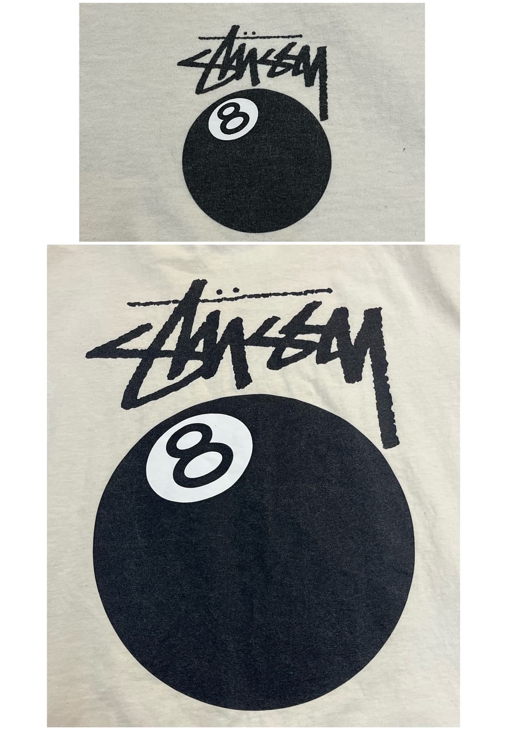 스투시 에잇볼 빅로고 반팔티 XL #csz2760  상품이미지10