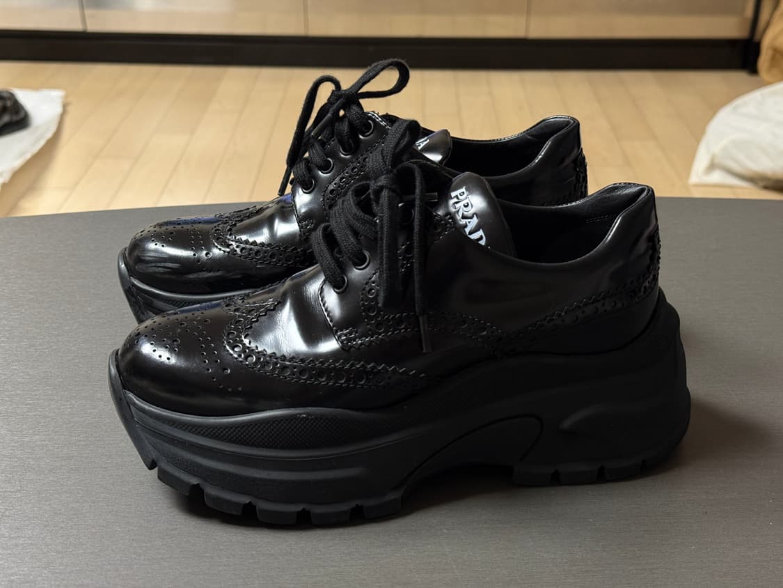 프라다 청키 스니커즈 블랙(240사이즈) 상품이미지9
