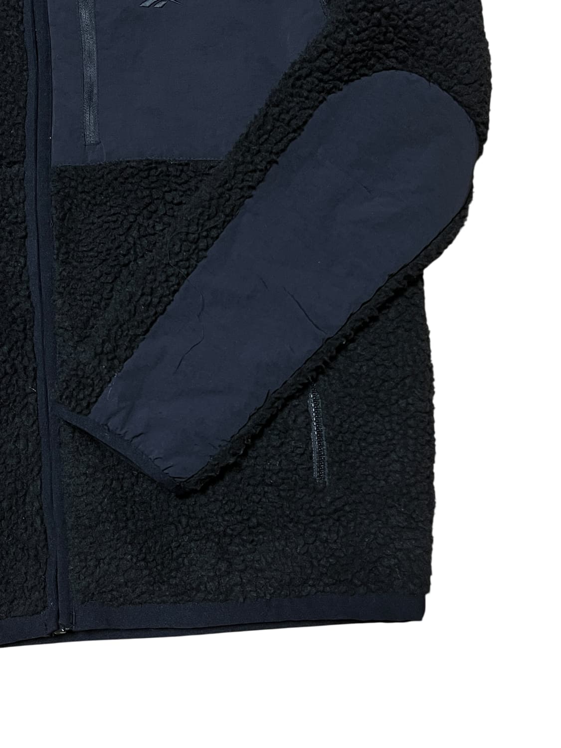 리복 쉐르파 후리스 집업 L 블랙 상품이미지3