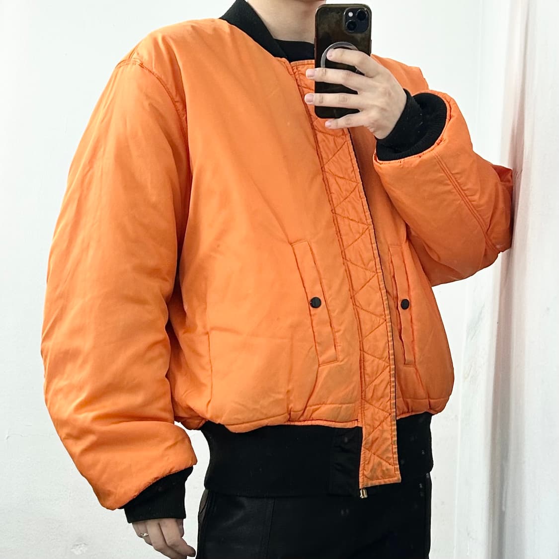 알파인더스트리 리버시블 MA-1 자켓 상품이미지4