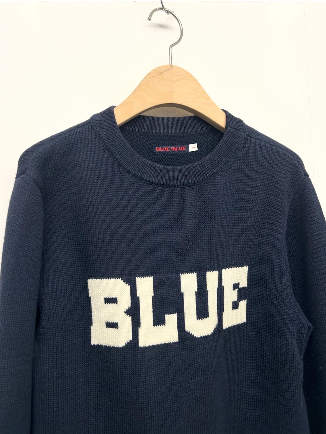 블루블루 재팬 네이비 포켓 니트 상품이미지2