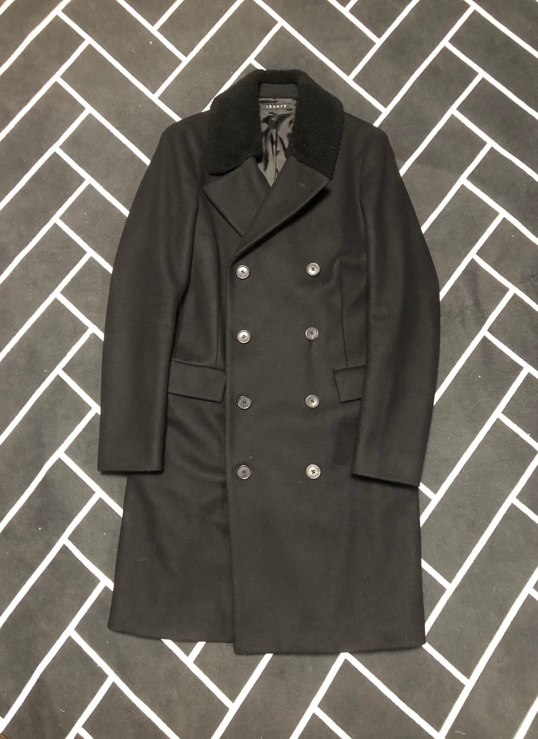 [Theory]띠어리 프리미엄 리얼 시어링 무스탕코트/스톤 몽클레어 상품이미지7