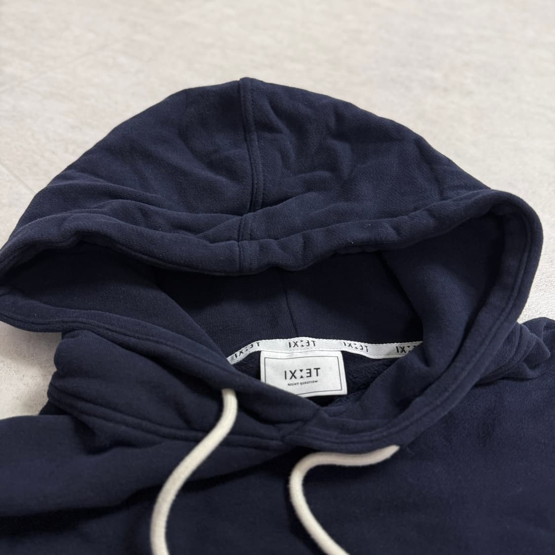 아이젯 캐시미어 네이비 후드티 L사이즈 상품이미지2