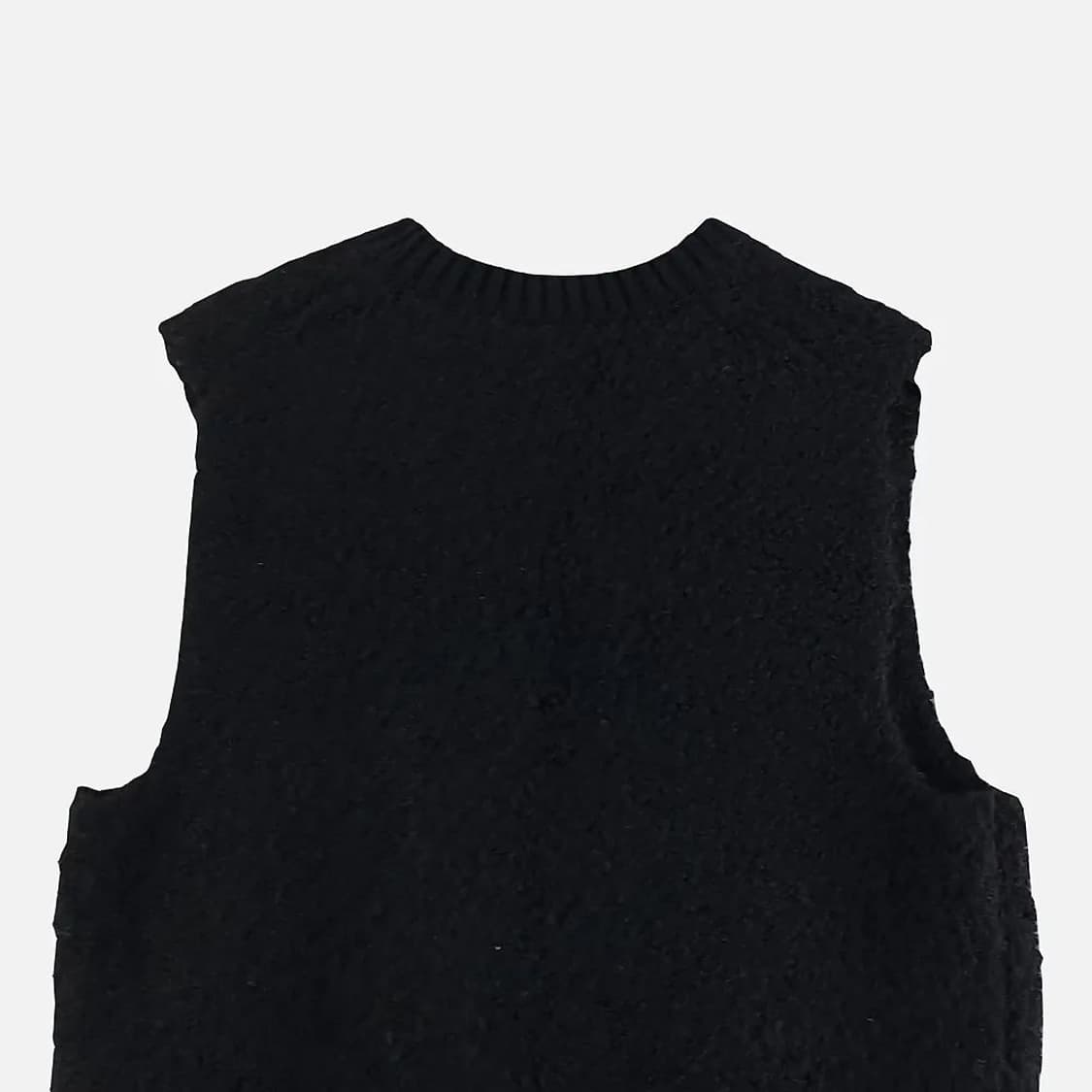 DKNY 블랙 여자 니트 조끼 85-160 N5028 상품이미지6