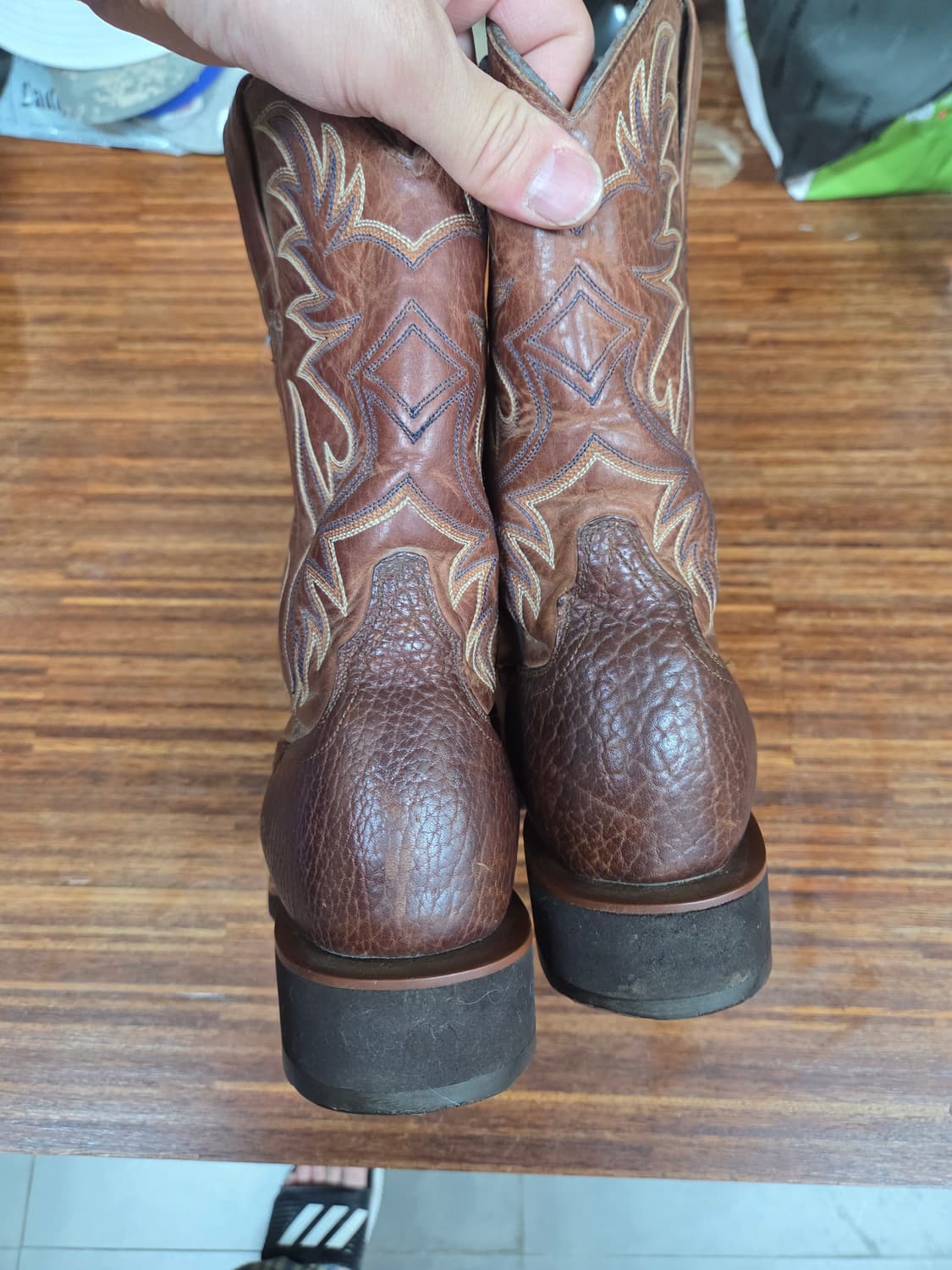 Ariat 빈티지 웨스턴 부츠 uk 7m 255 상품이미지3