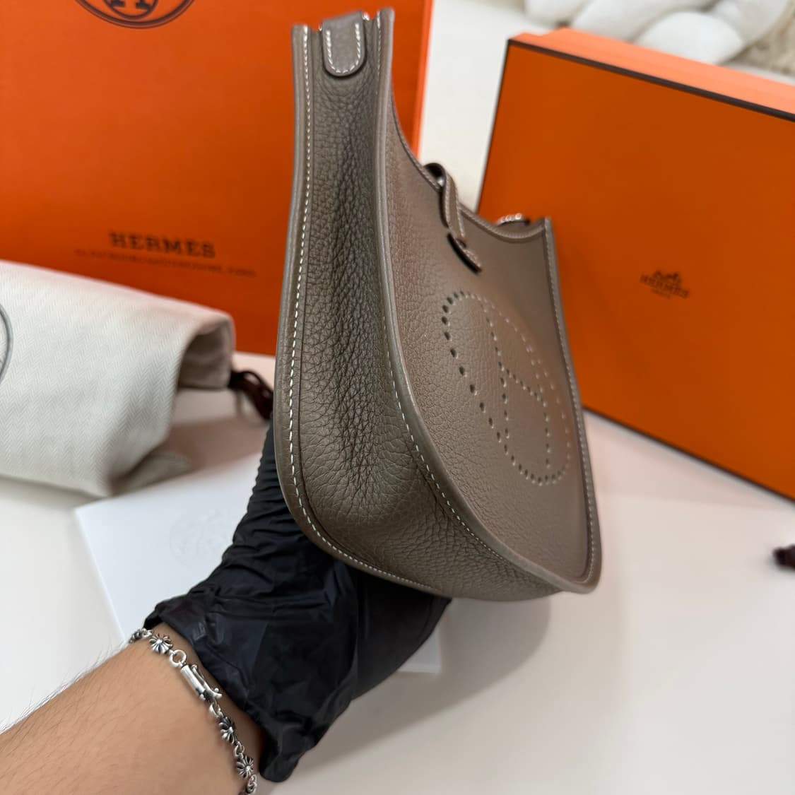 (당일출고) 에르메스 에블린 미니 에토프 은장 상품이미지4
