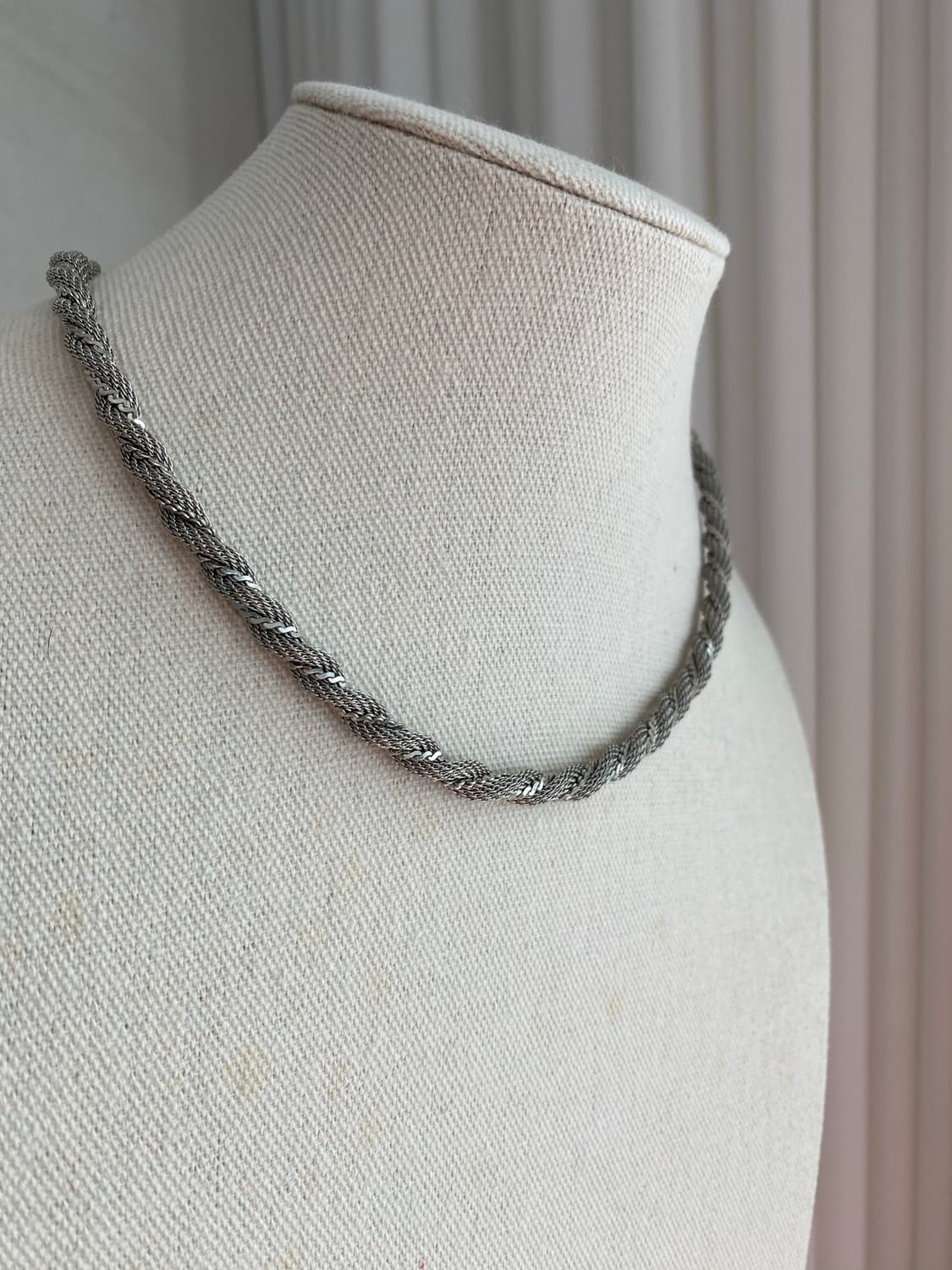 빈티지 꼬임 체인 목걸이 상품이미지3