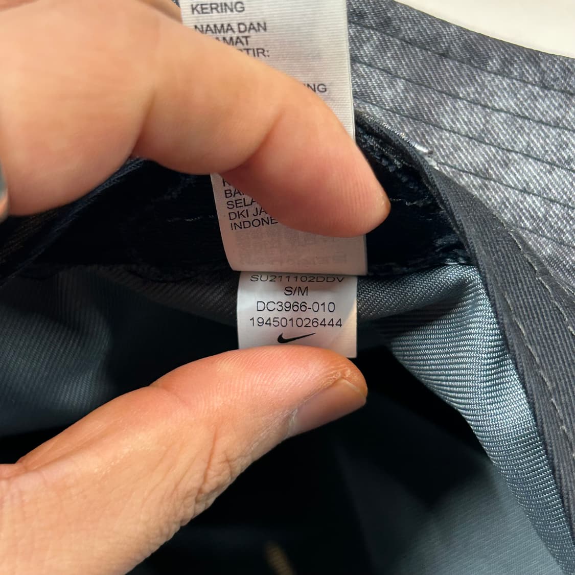 S/M 나이키 블랙 타이다이 버킷햇 상품이미지8