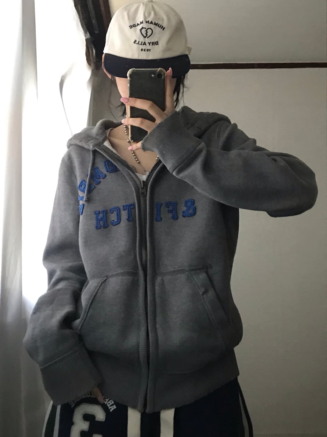 아베크롬비 그레이 후드집업 상품이미지1