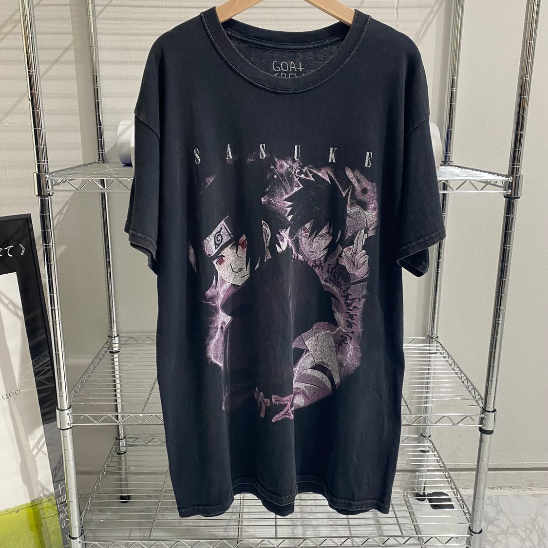나루토 사스케 오피셜 애니메이션 티셔츠 상품이미지1