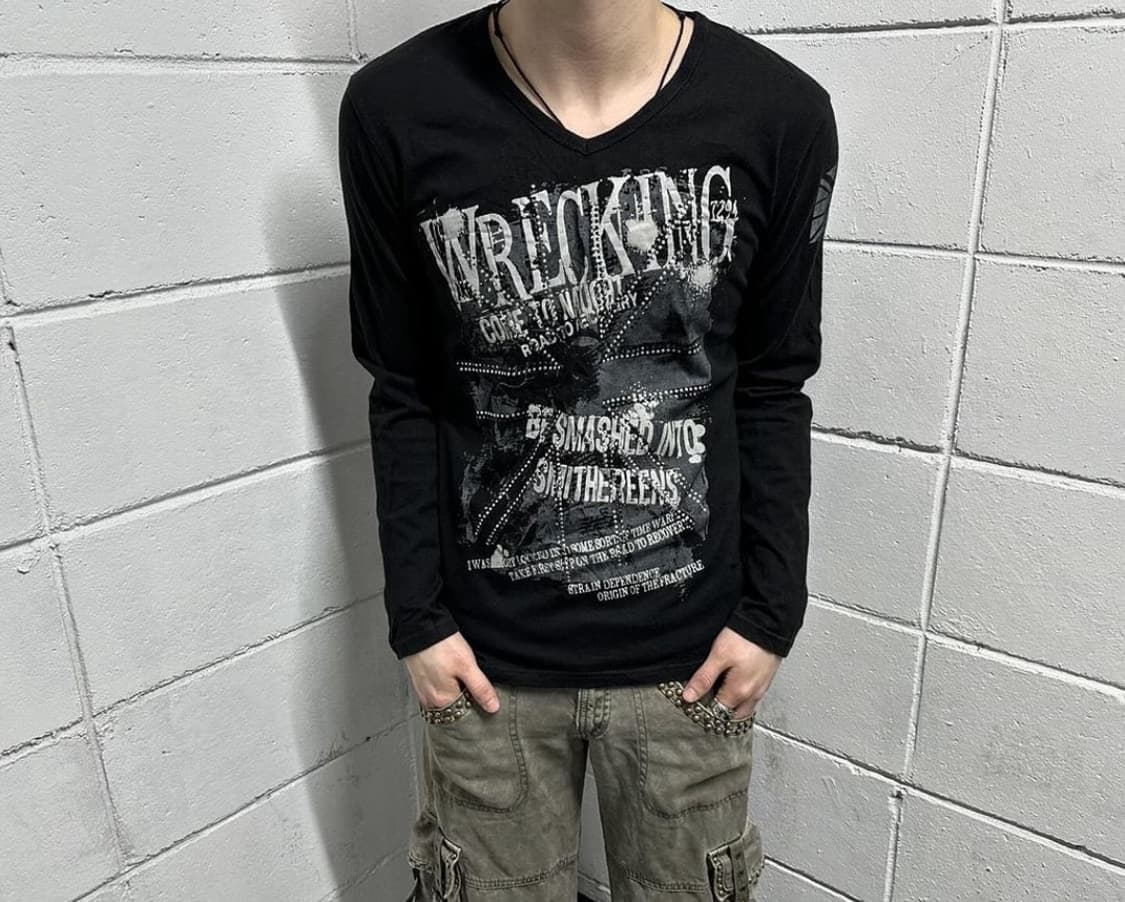 Wreckin punk printing sleeves 상품이미지2